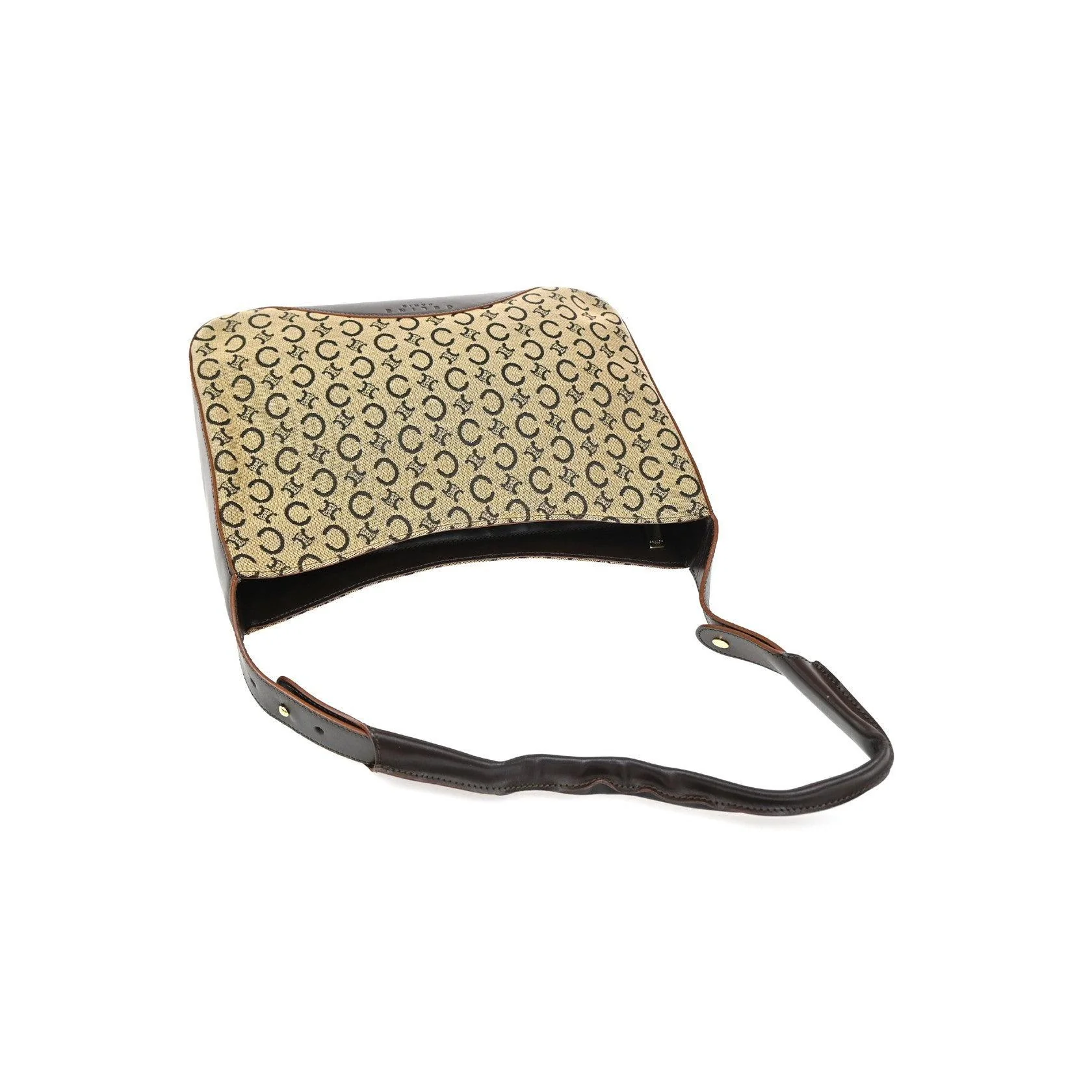 Sac À Bandoulière Celine Vintage Macadam - Brown - Image 8