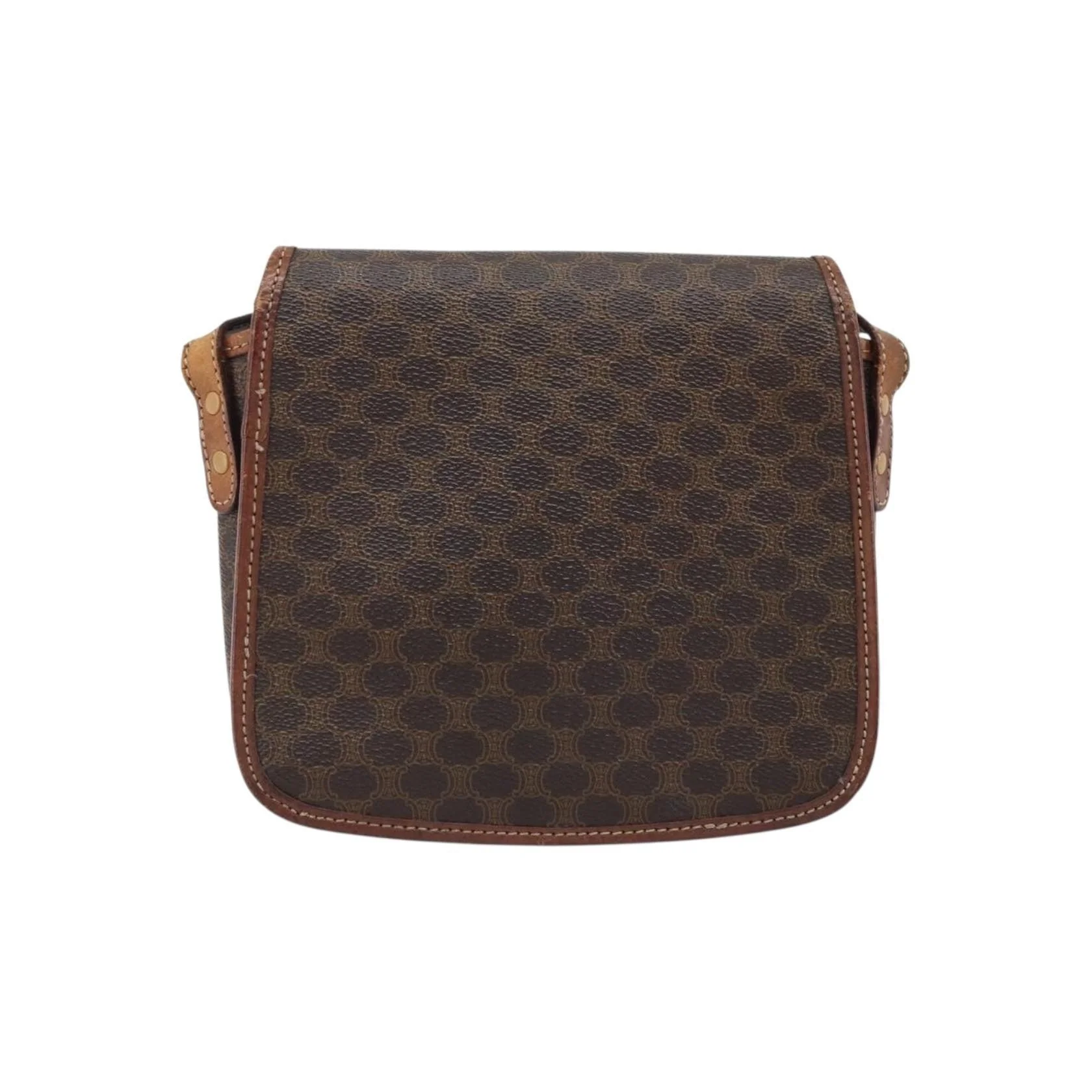 Sac À Bandoulière Celine Vintage Macadam - Brown - Image 2