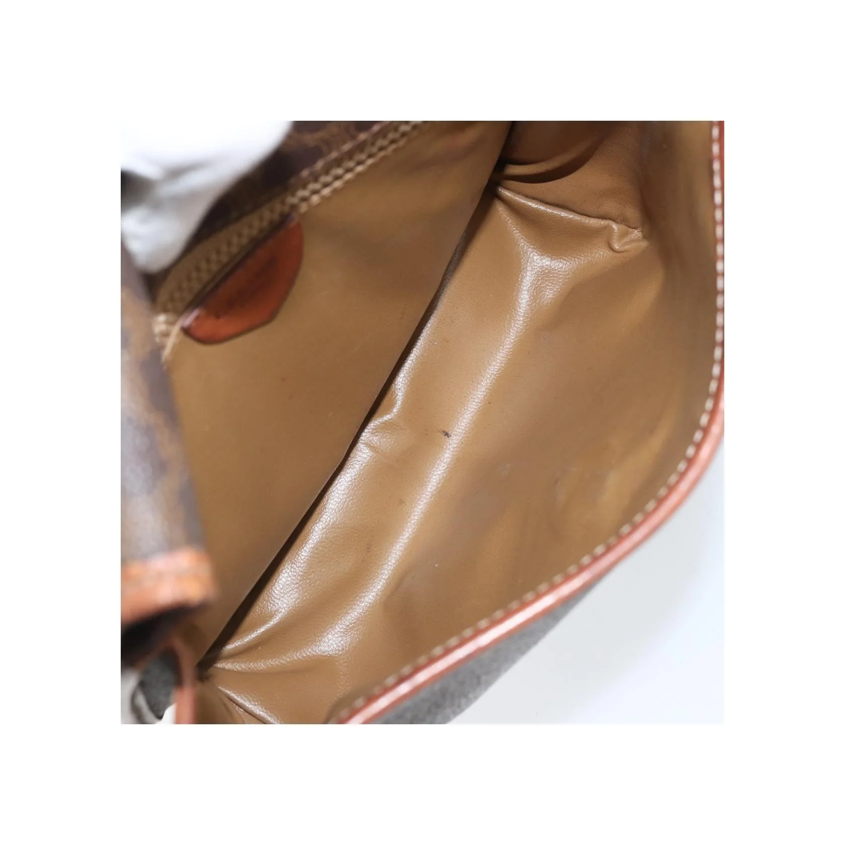 Sac À Bandoulière Celine Vintage Macadam - Brown - Image 5