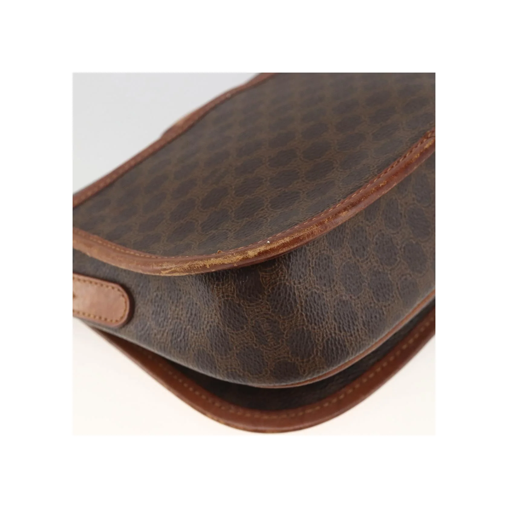 Sac À Bandoulière Celine Vintage Macadam - Brown - Image 11
