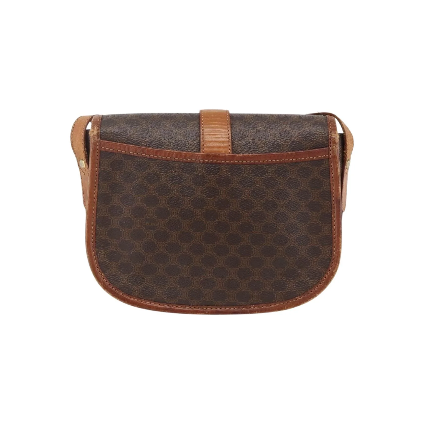 Sac À Bandoulière Celine Vintage Macadam - Brown - Image 2