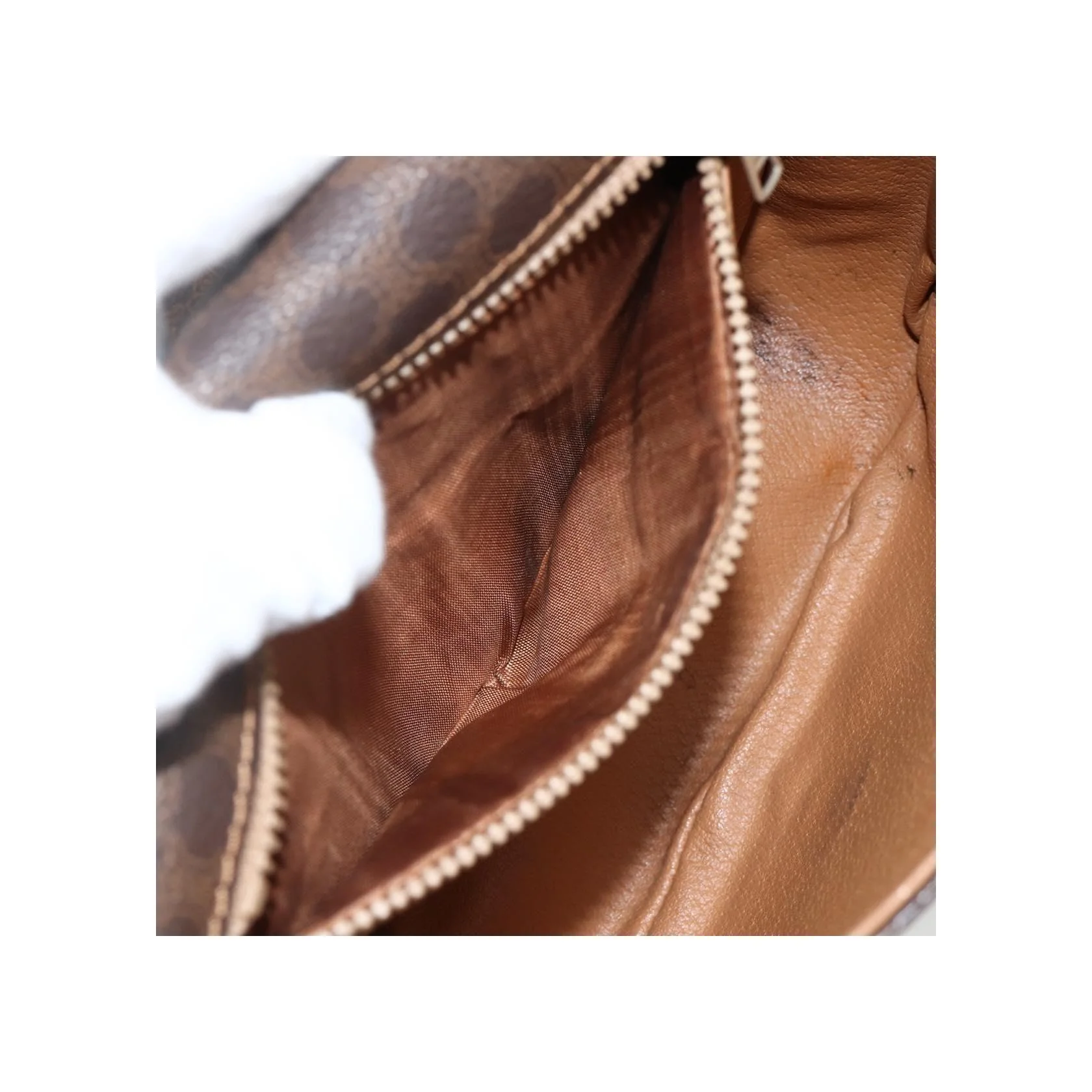 Sac À Bandoulière Celine Vintage Macadam - Brown - Image 23