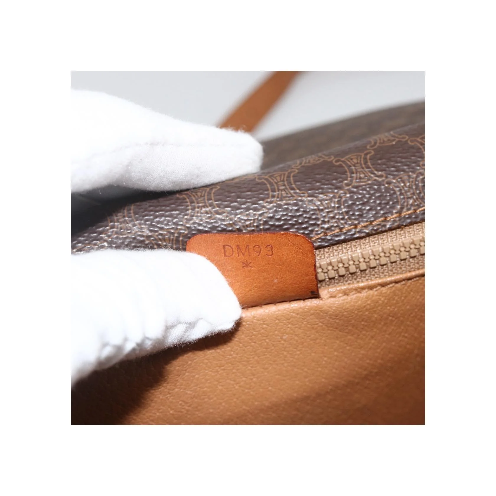 Sac À Bandoulière Celine Vintage Macadam - Brown - Image 8