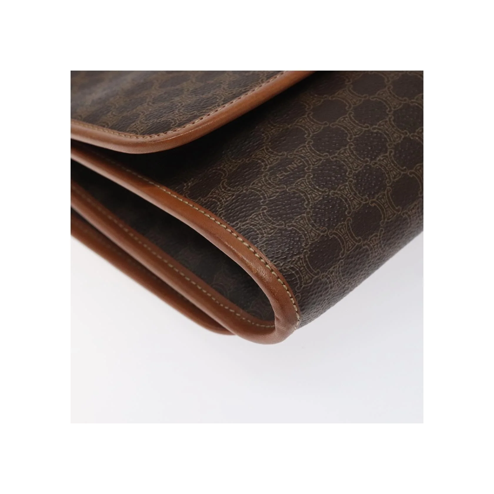 Sac À Bandoulière Celine Vintage Macadam - Brown - Image 10