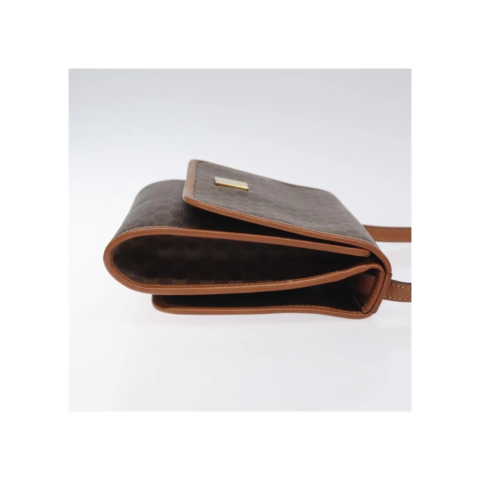 Sac À Bandoulière Celine Vintage Macadam - Brown - Image 3