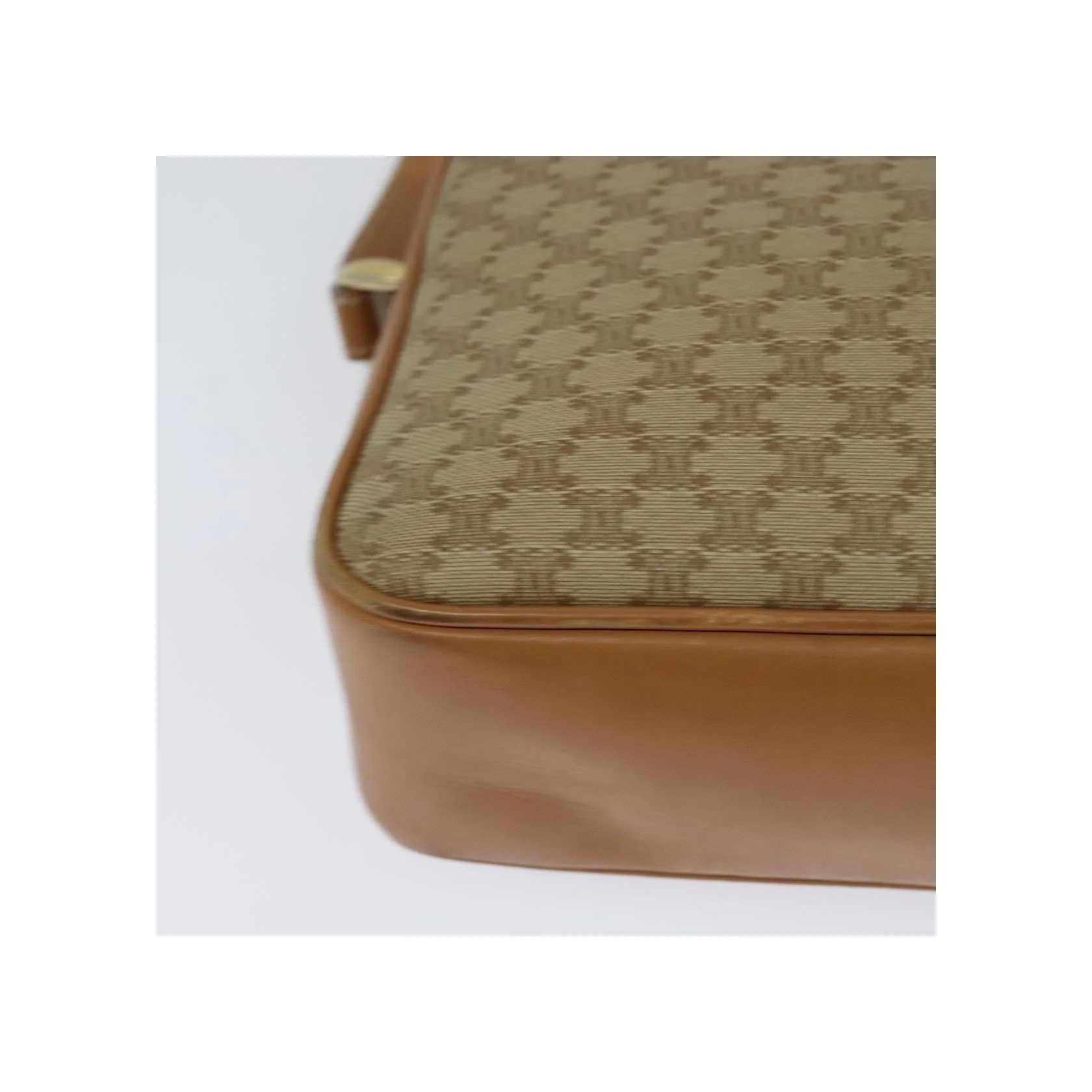 Sac À Bandoulière Celine Vintage Macadam - Beige - Image 11