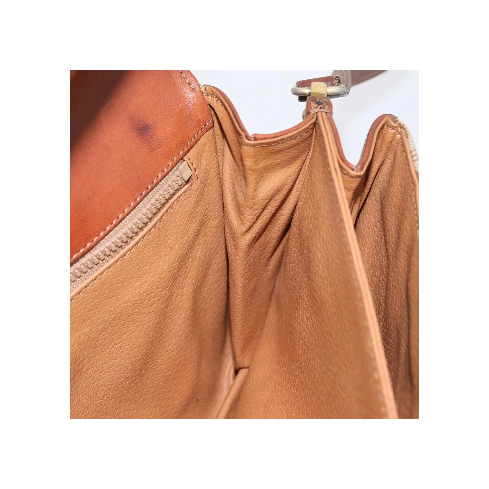Sac À Bandoulière Celine Vintage Macadam - Beige - Image 18