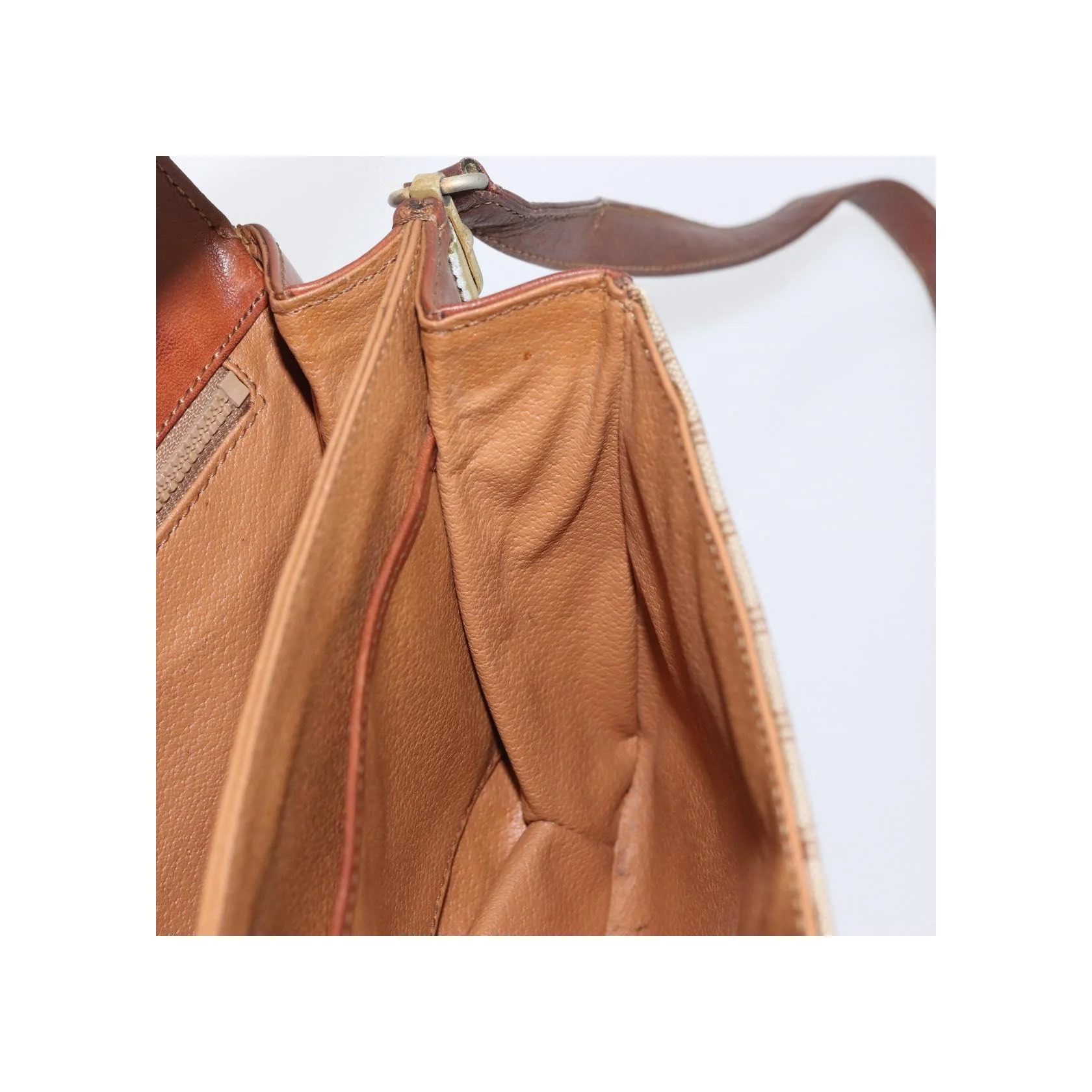 Sac À Bandoulière Celine Vintage Macadam - Beige - Image 21