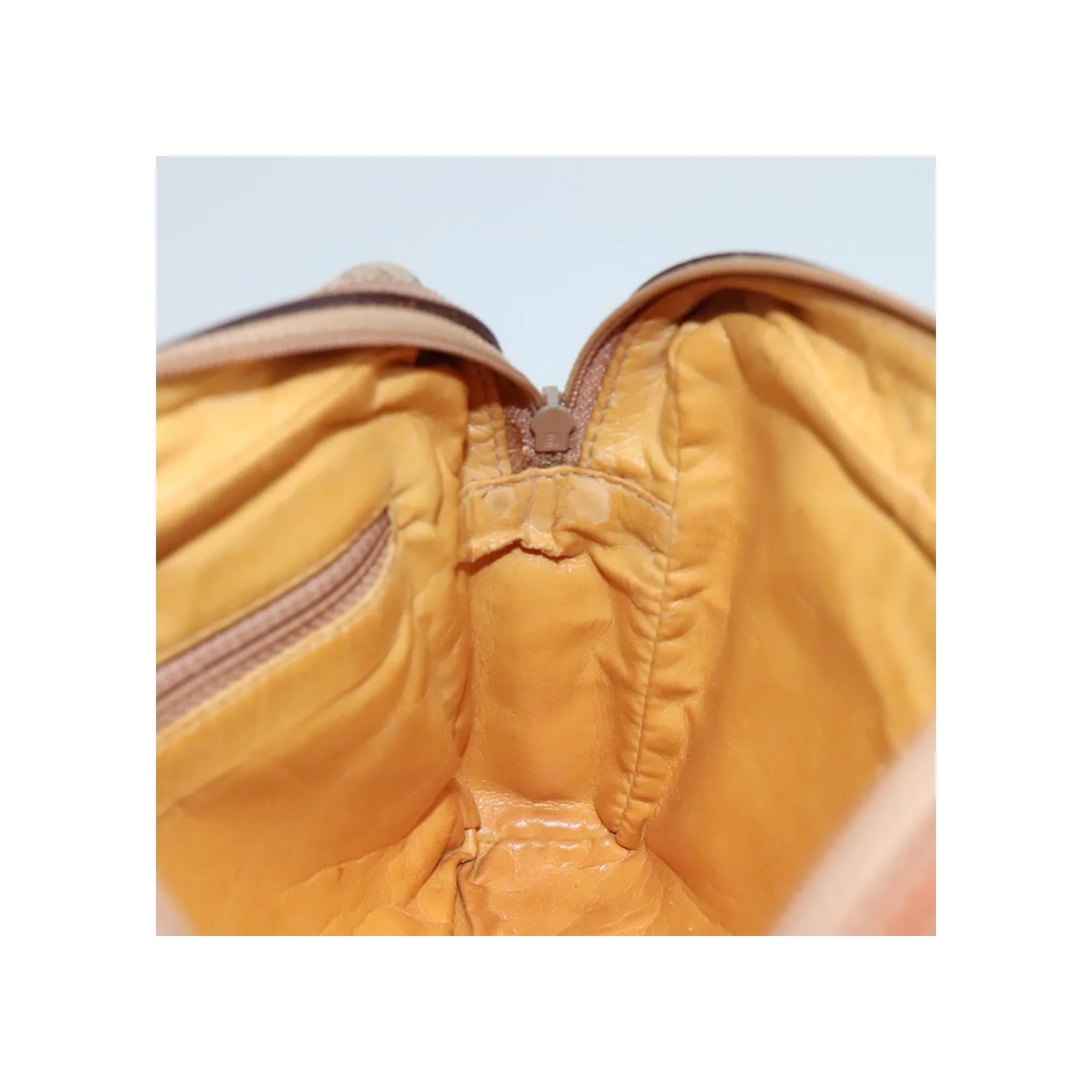 Sac À Bandoulière Celine Vintage Macadam - Beige - Image 19