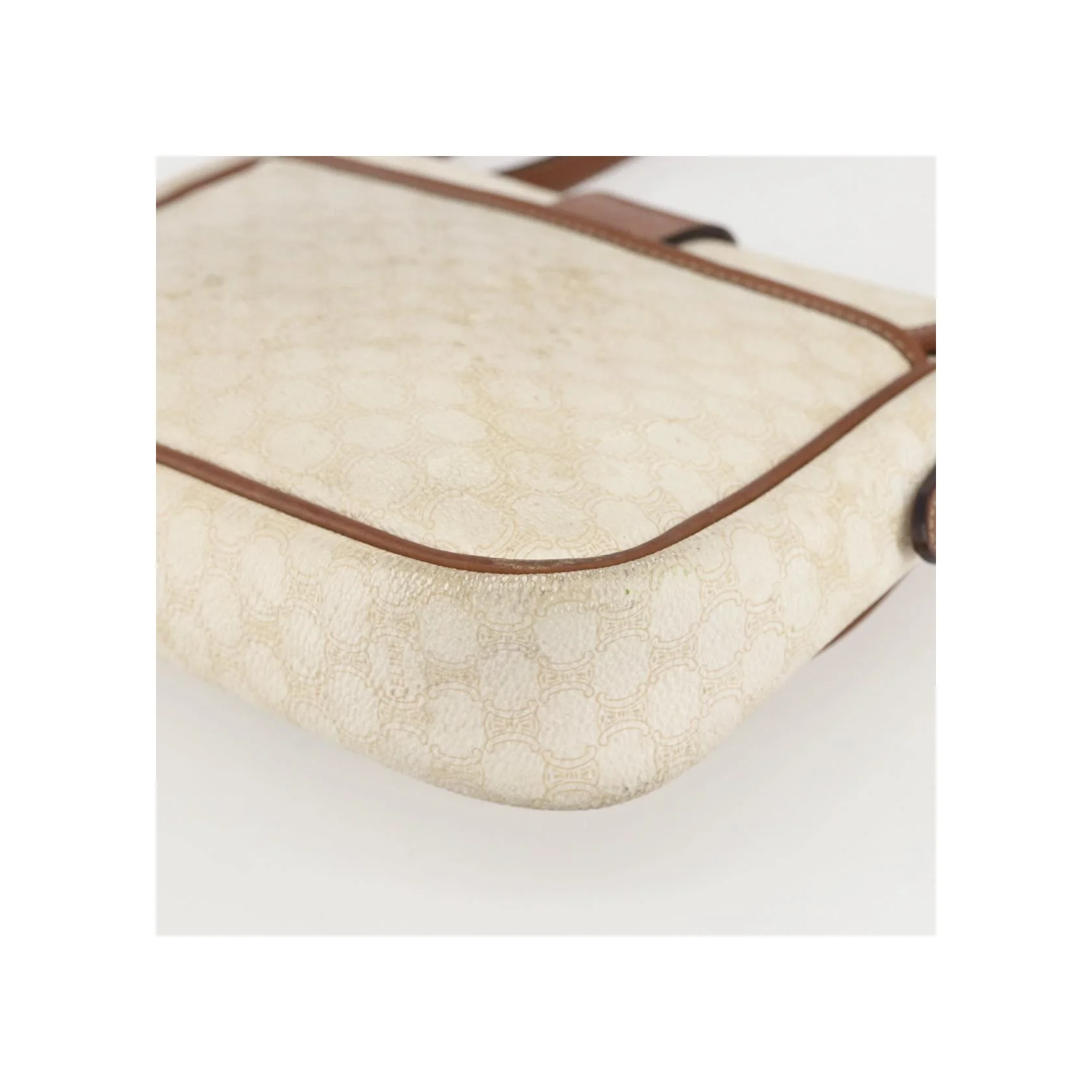 Sac À Bandoulière Celine Vintage Macadam - White - Image 11