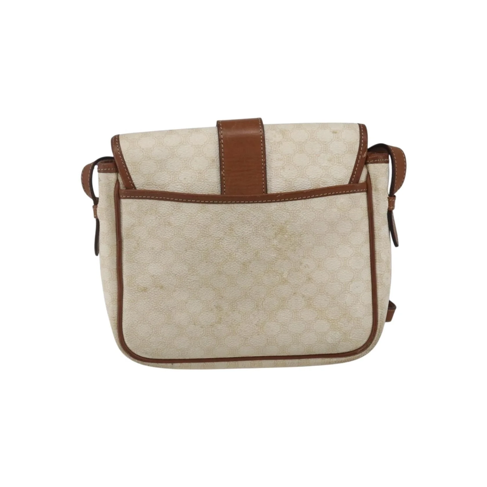 Sac À Bandoulière Celine Vintage Macadam - White - Image 2