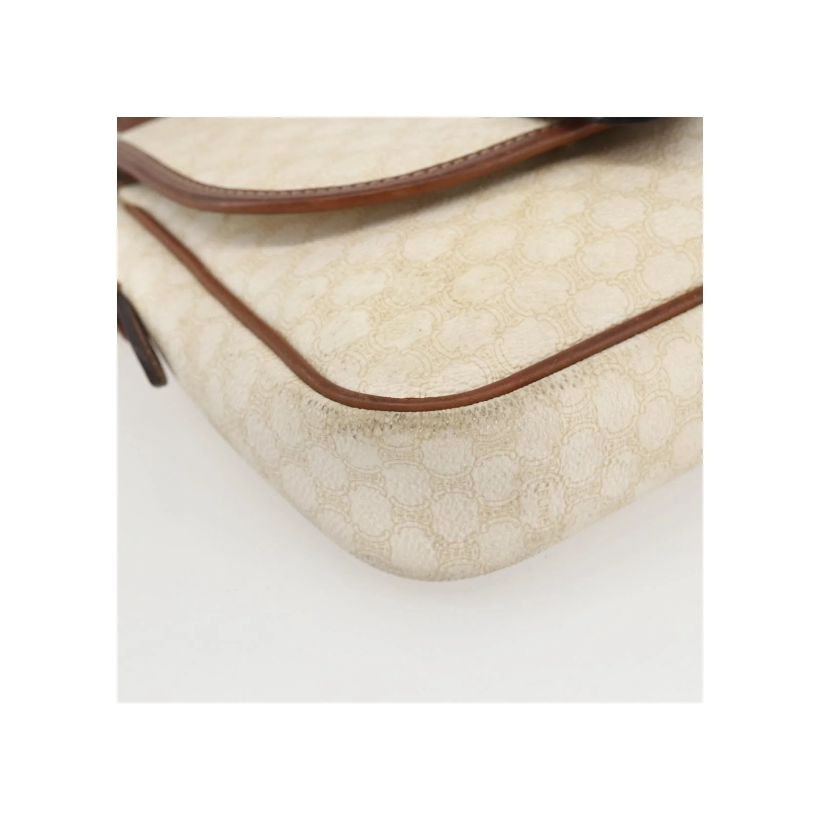 Sac À Bandoulière Celine Vintage Macadam - White - Image 9