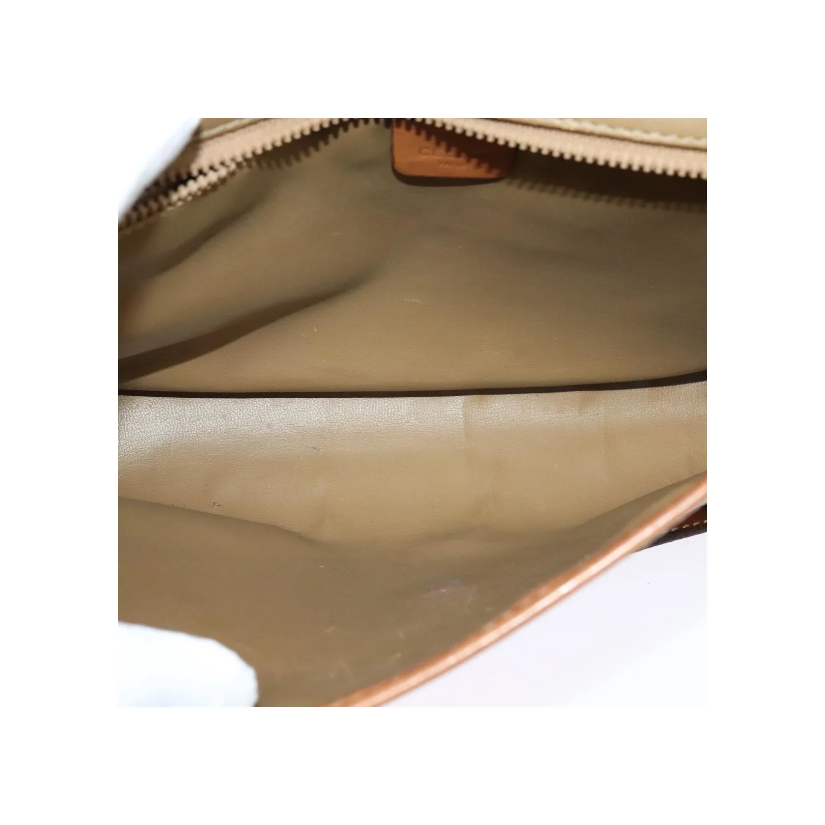 Sac À Bandoulière Celine Vintage Macadam - Beige - Image 5