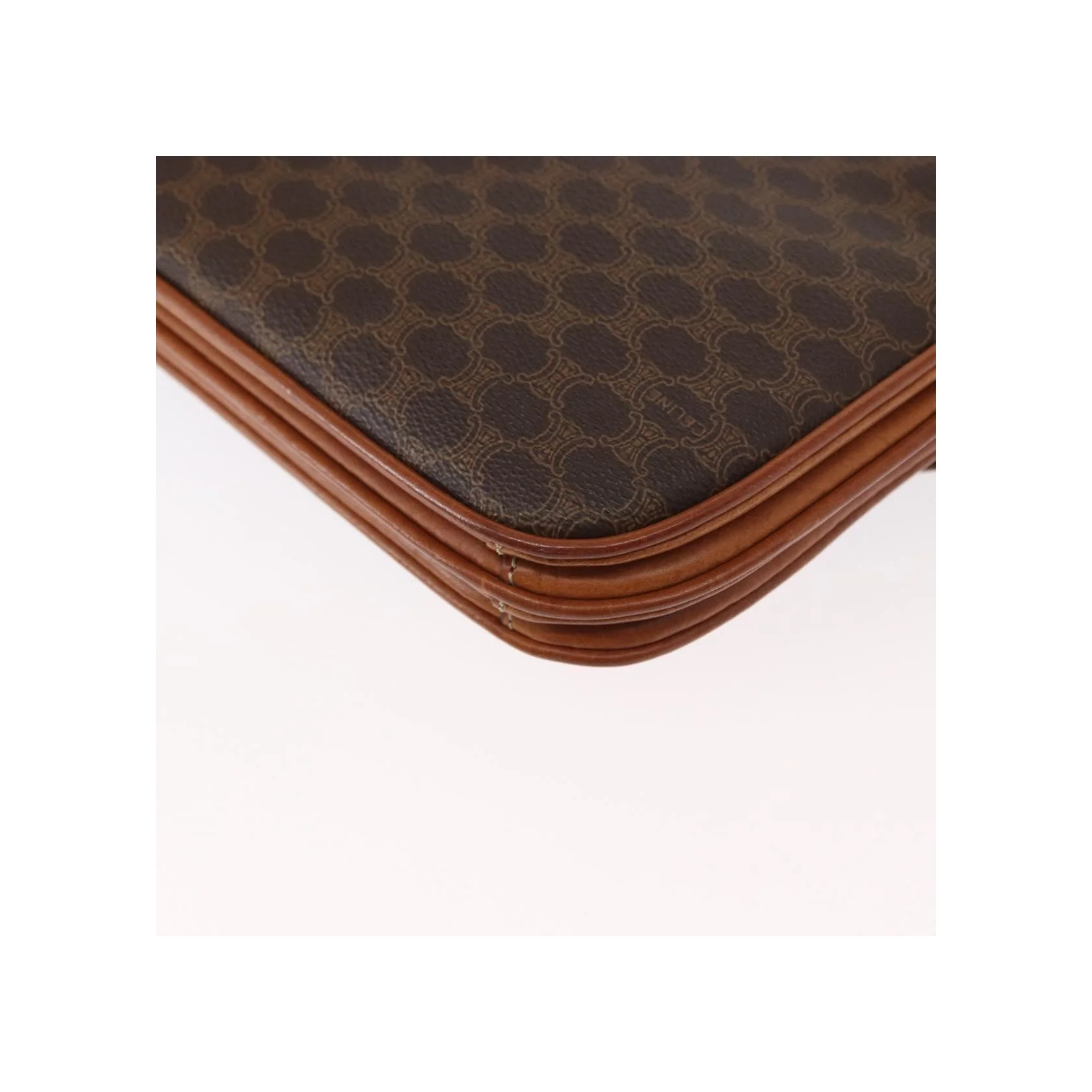 Sac À Bandoulière Celine Vintage Macadam - Brown - Image 10