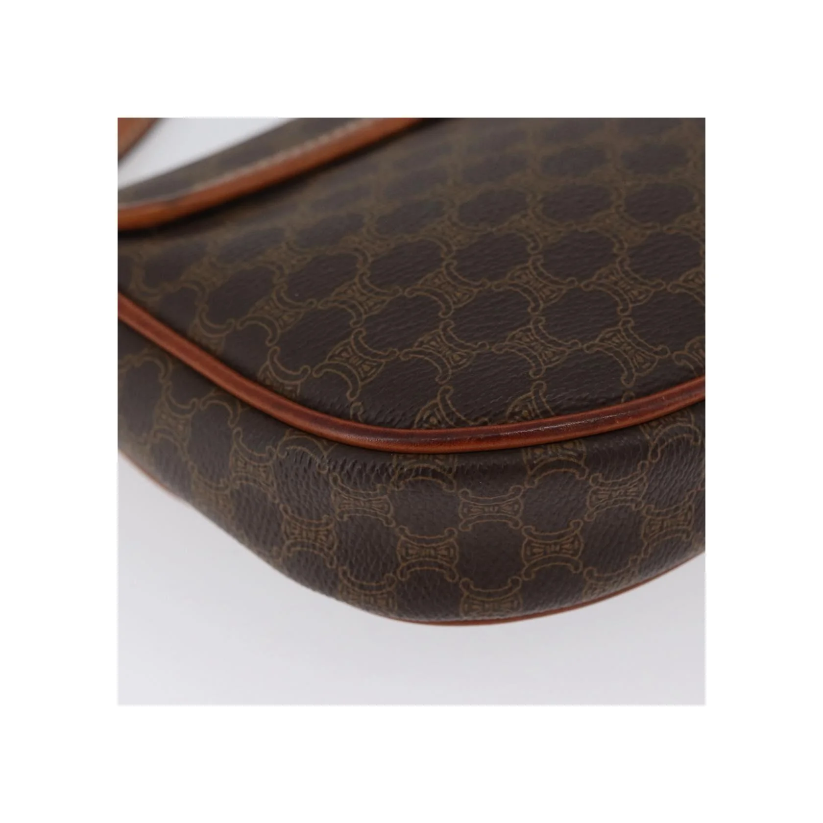 Sac À Bandoulière Celine Vintage Macadam - Brown - Image 11
