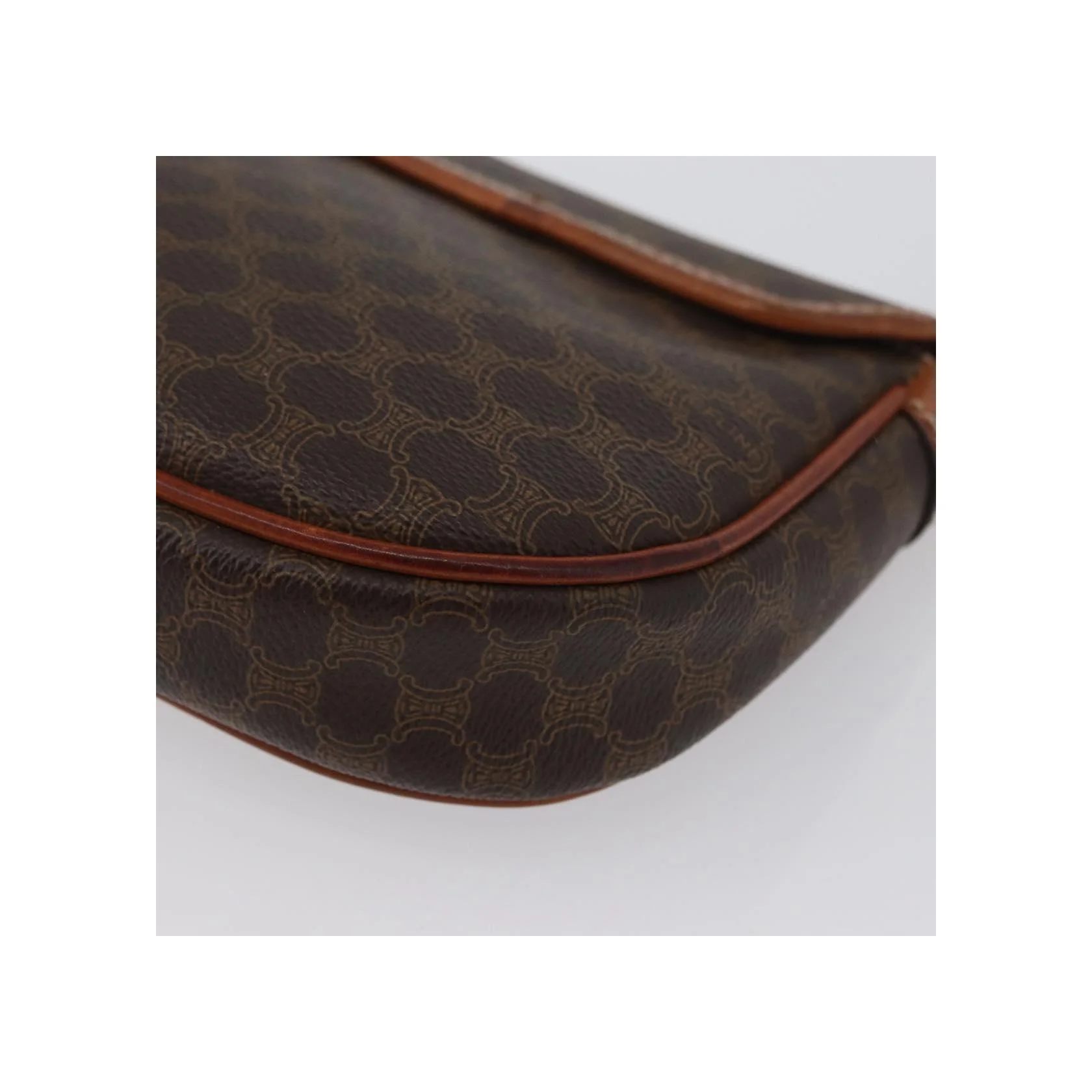 Sac À Bandoulière Celine Vintage Macadam - Brown - Image 12