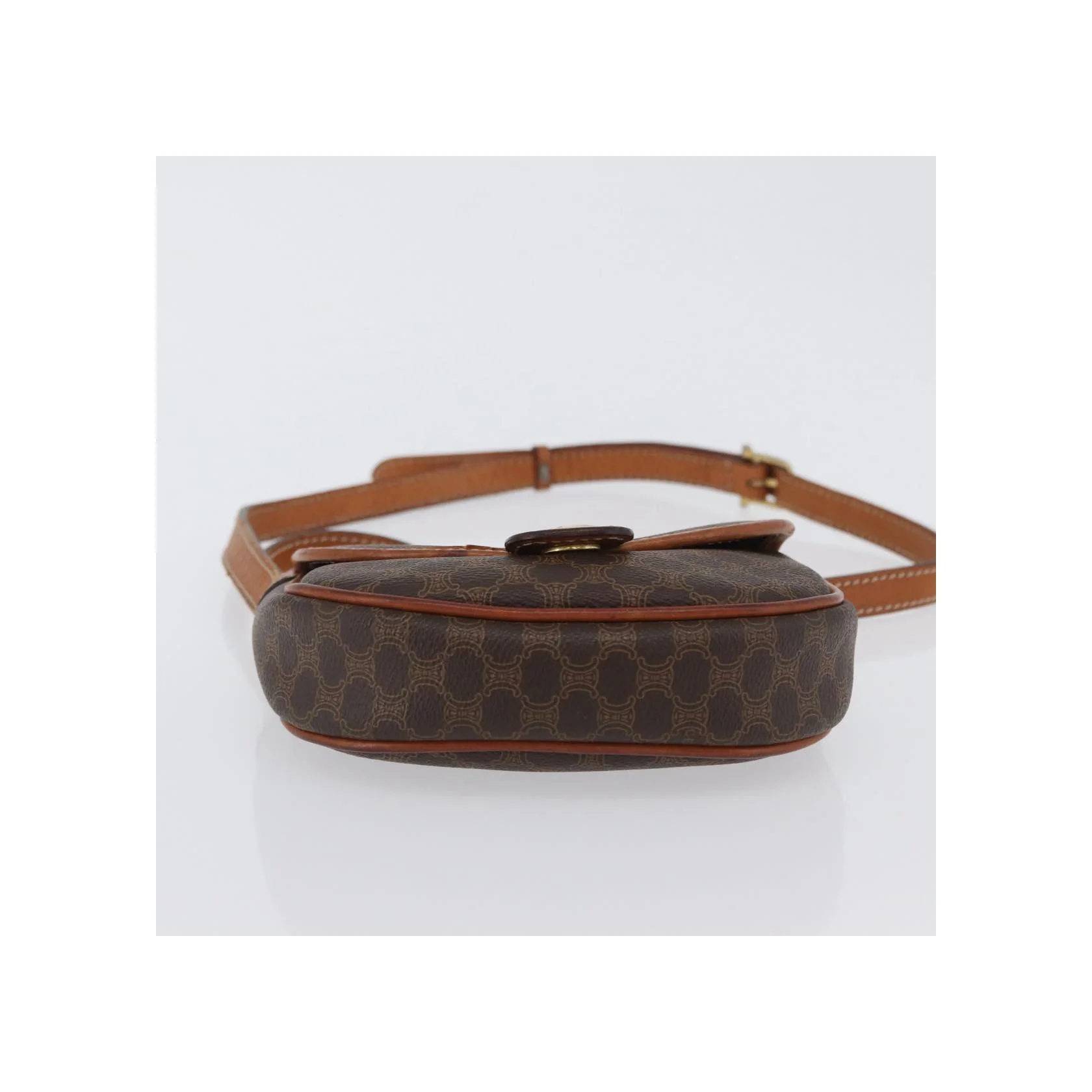 Sac À Bandoulière Celine Vintage Macadam - Brown - Image 15