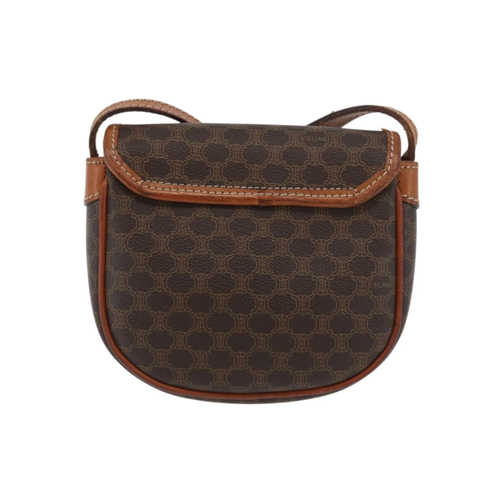 Sac À Bandoulière Celine Vintage Macadam - Brown - Image 2