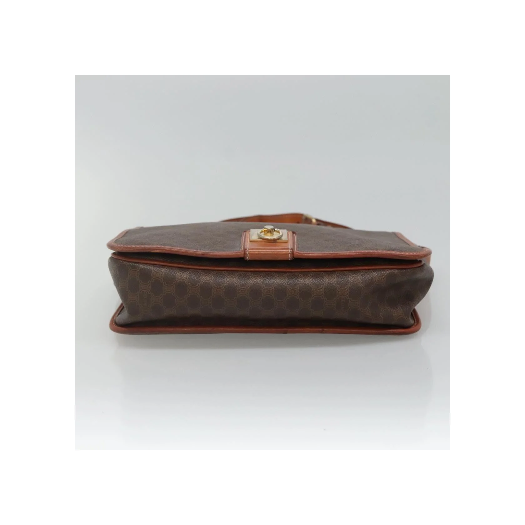 Sac À Bandoulière Celine Vintage Macadam - Brown - Image 14