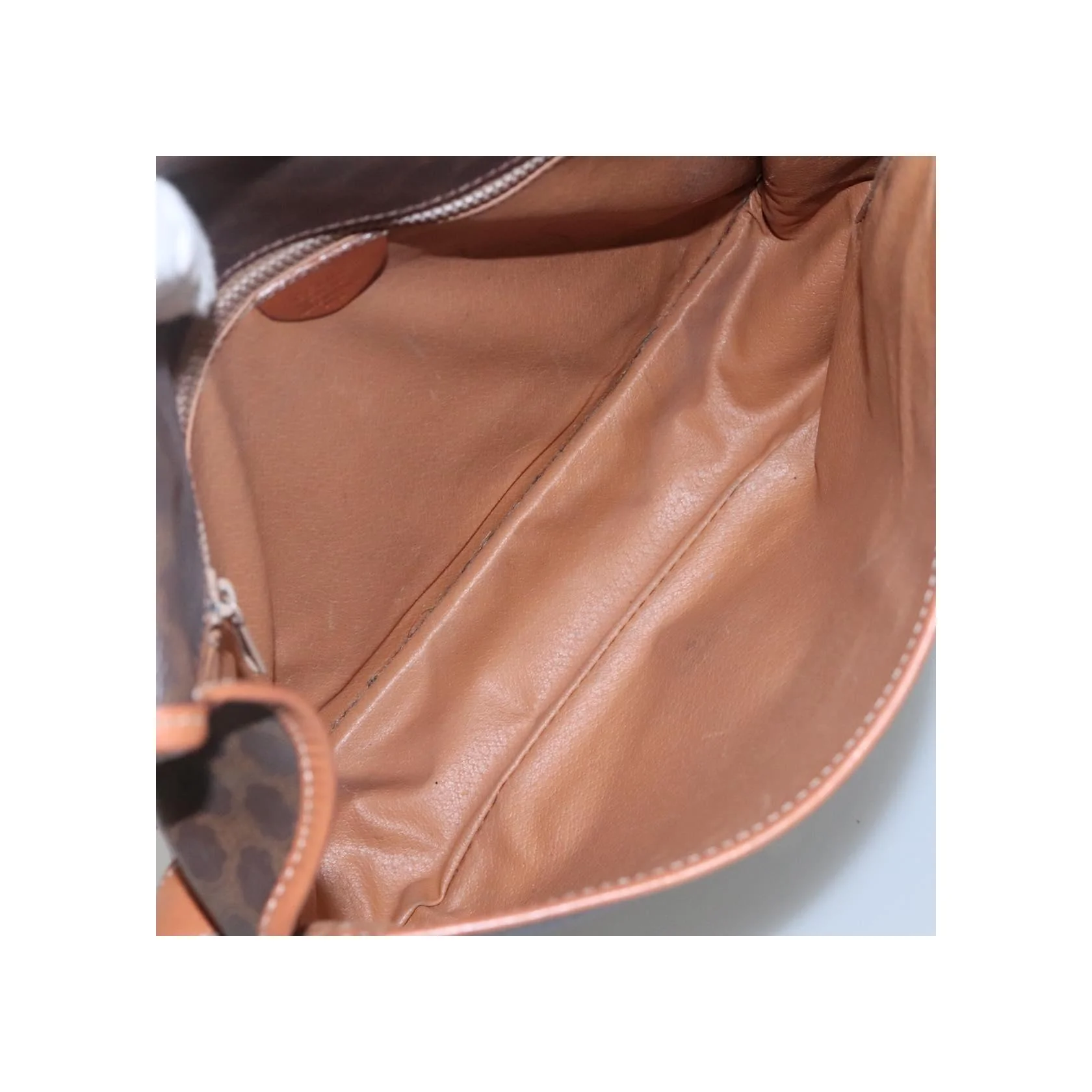 Sac À Bandoulière Celine Vintage Macadam - Brown - Image 5