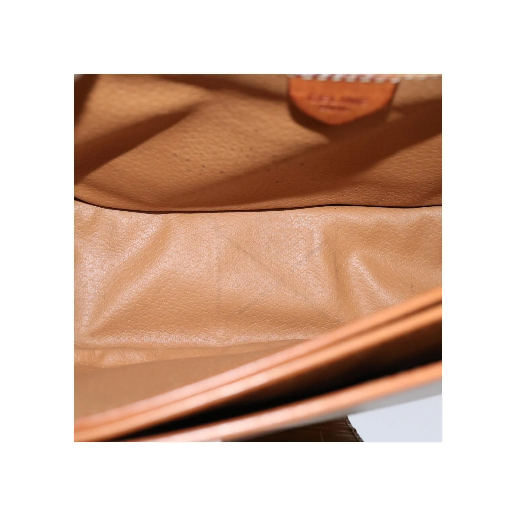 Sac À Bandoulière Celine Vintage Macadam - Beige - Image 5