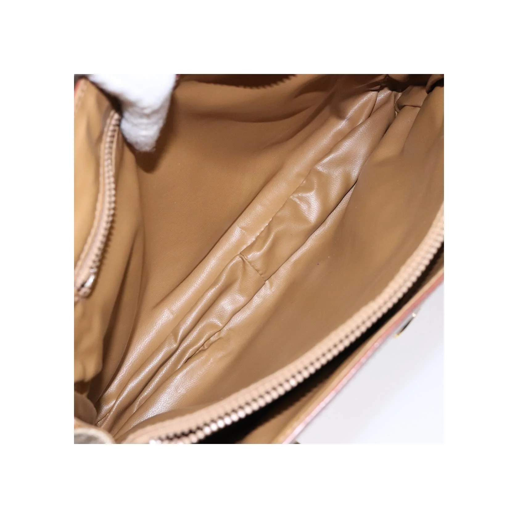 Sac À Bandoulière Celine Vintage Macadam - Beige - Image 5
