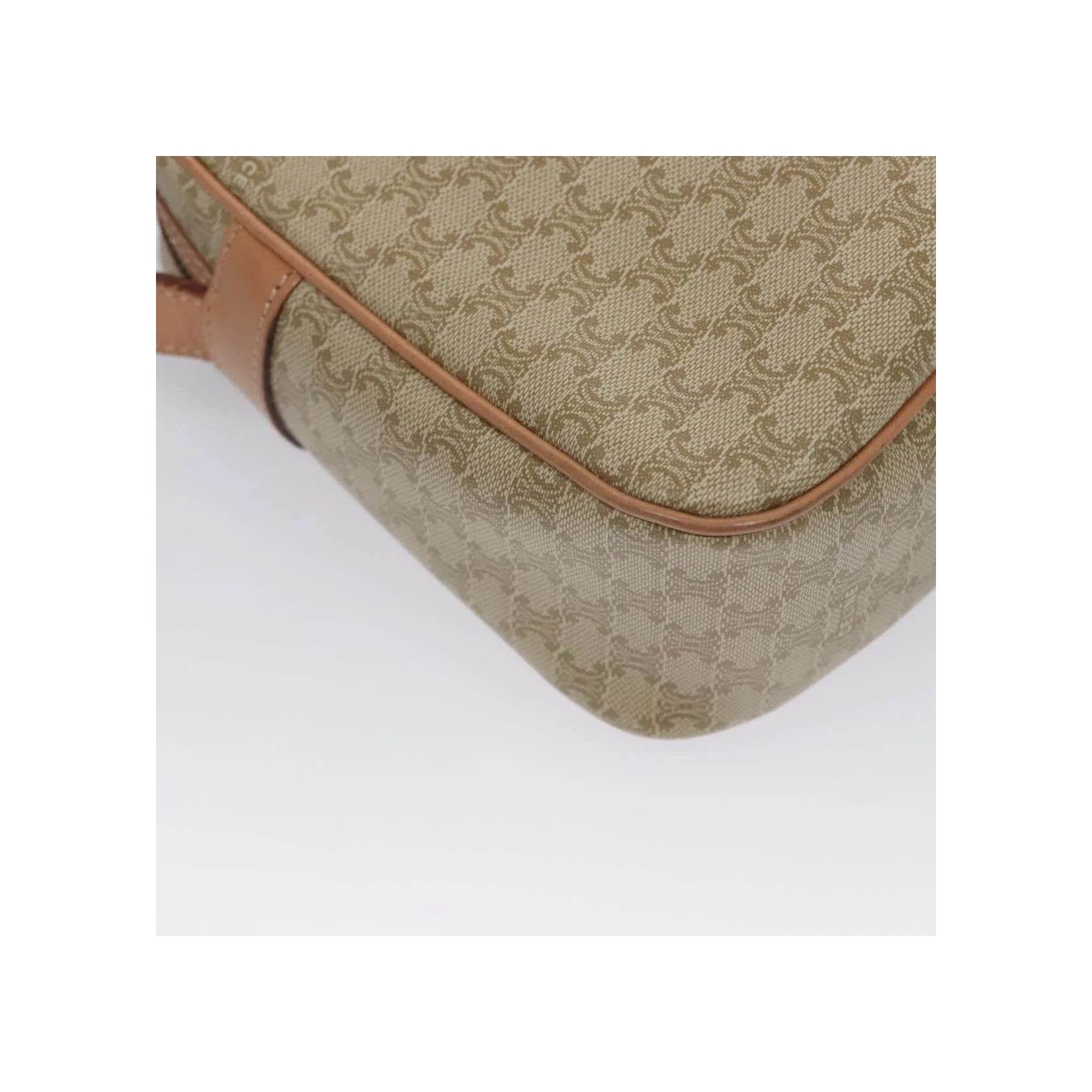 Sac À Bandoulière Celine Vintage Macadam - Beige - Image 11