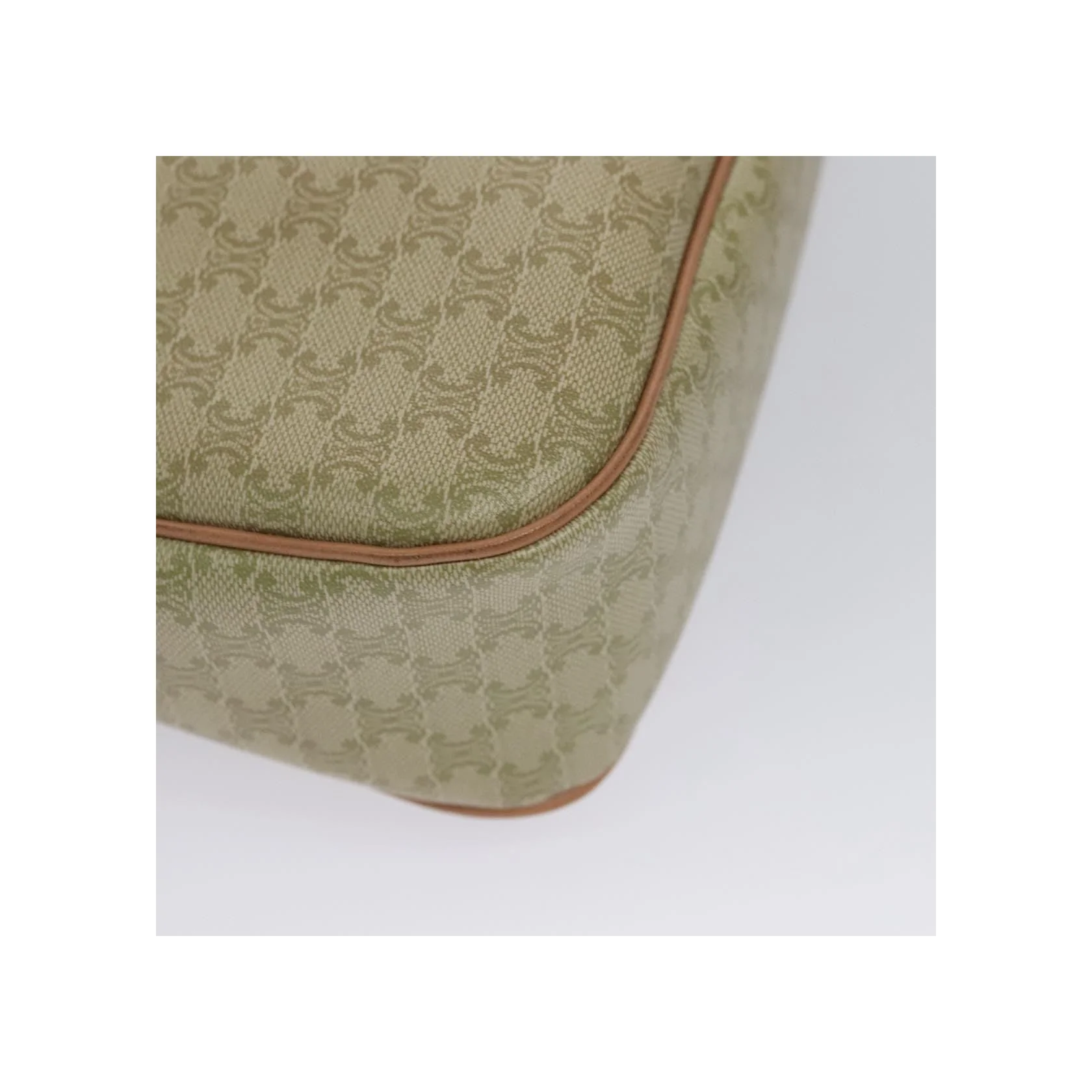 Sac À Bandoulière Celine Vintage Macadam - Beige - Image 8