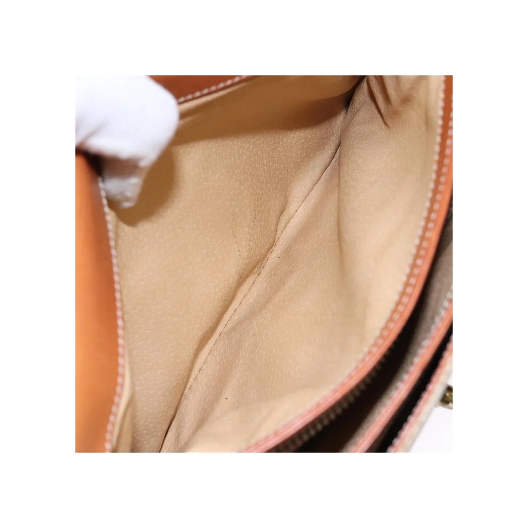 Sac À Bandoulière Celine Vintage Macadam - Beige - Image 24