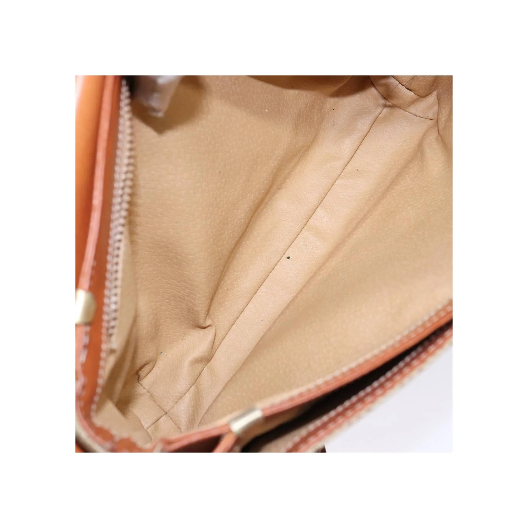 Sac À Bandoulière Celine Vintage Macadam - Beige - Image 5