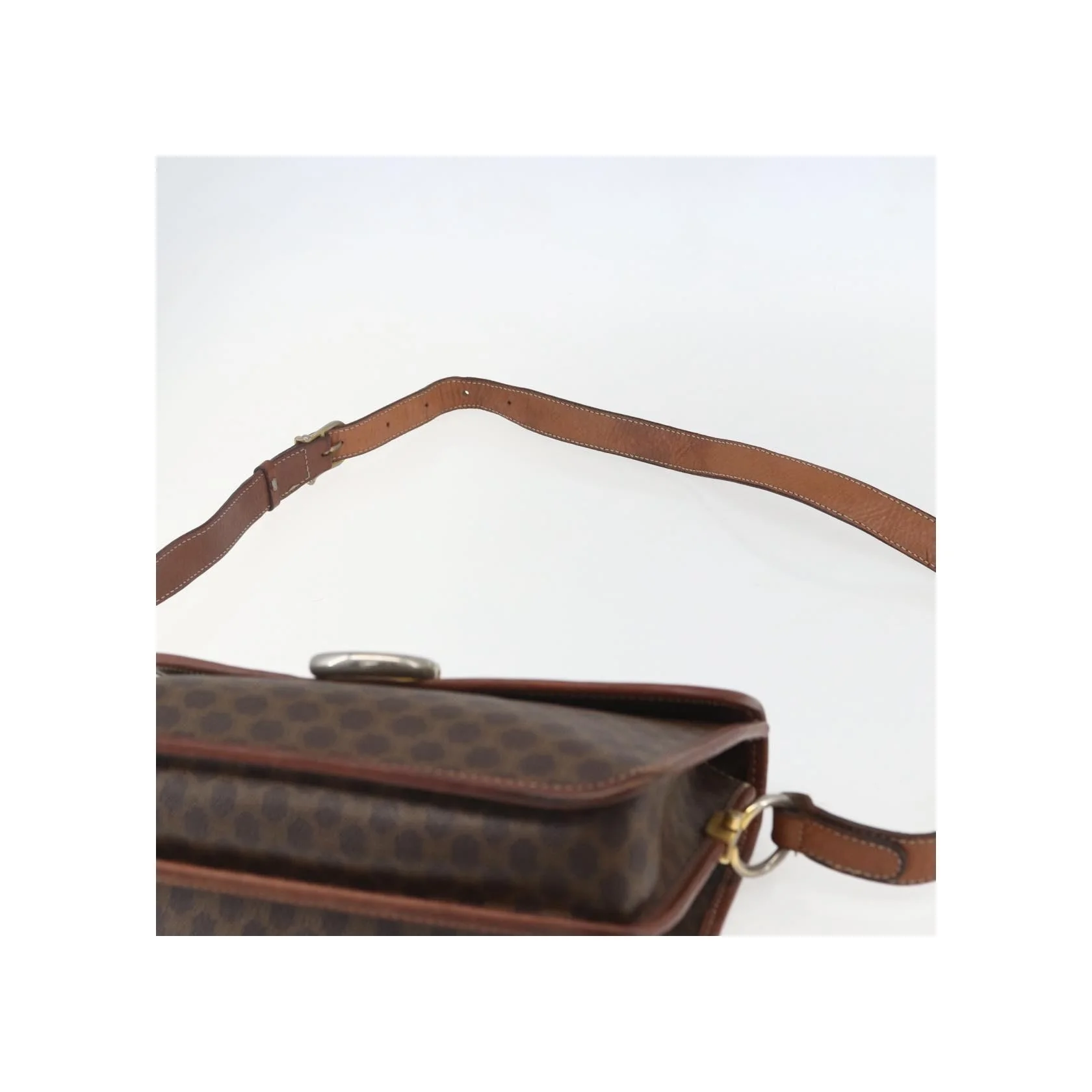Sac À Bandoulière Celine Vintage Macadam - Brown - Image 17