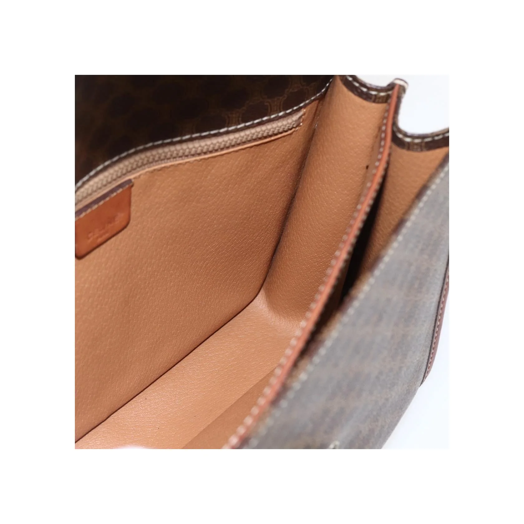 Sac À Bandoulière Celine Vintage Macadam - Brown - Image 21