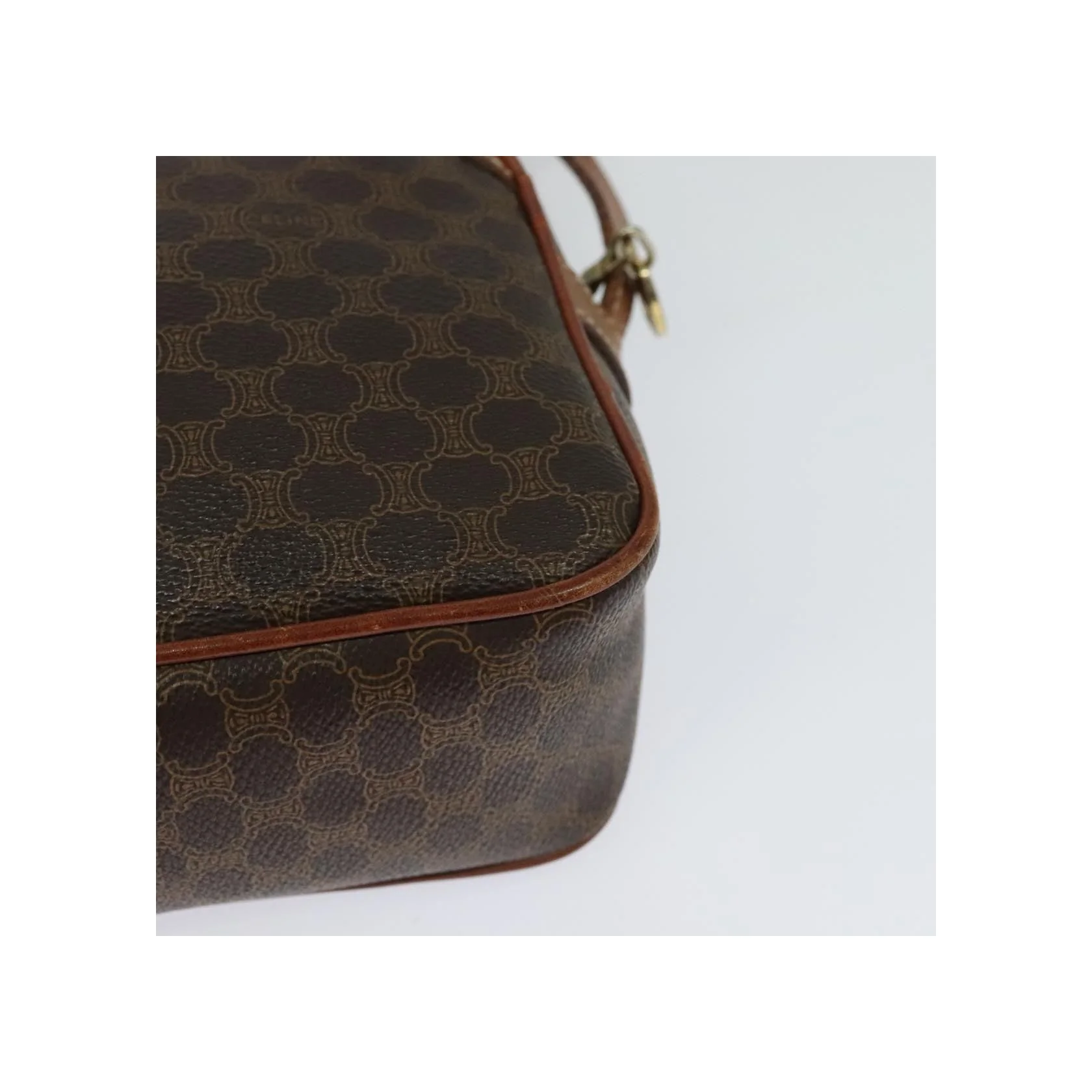 Sac À Bandoulière Celine Vintage Macadam - Brown - Image 10