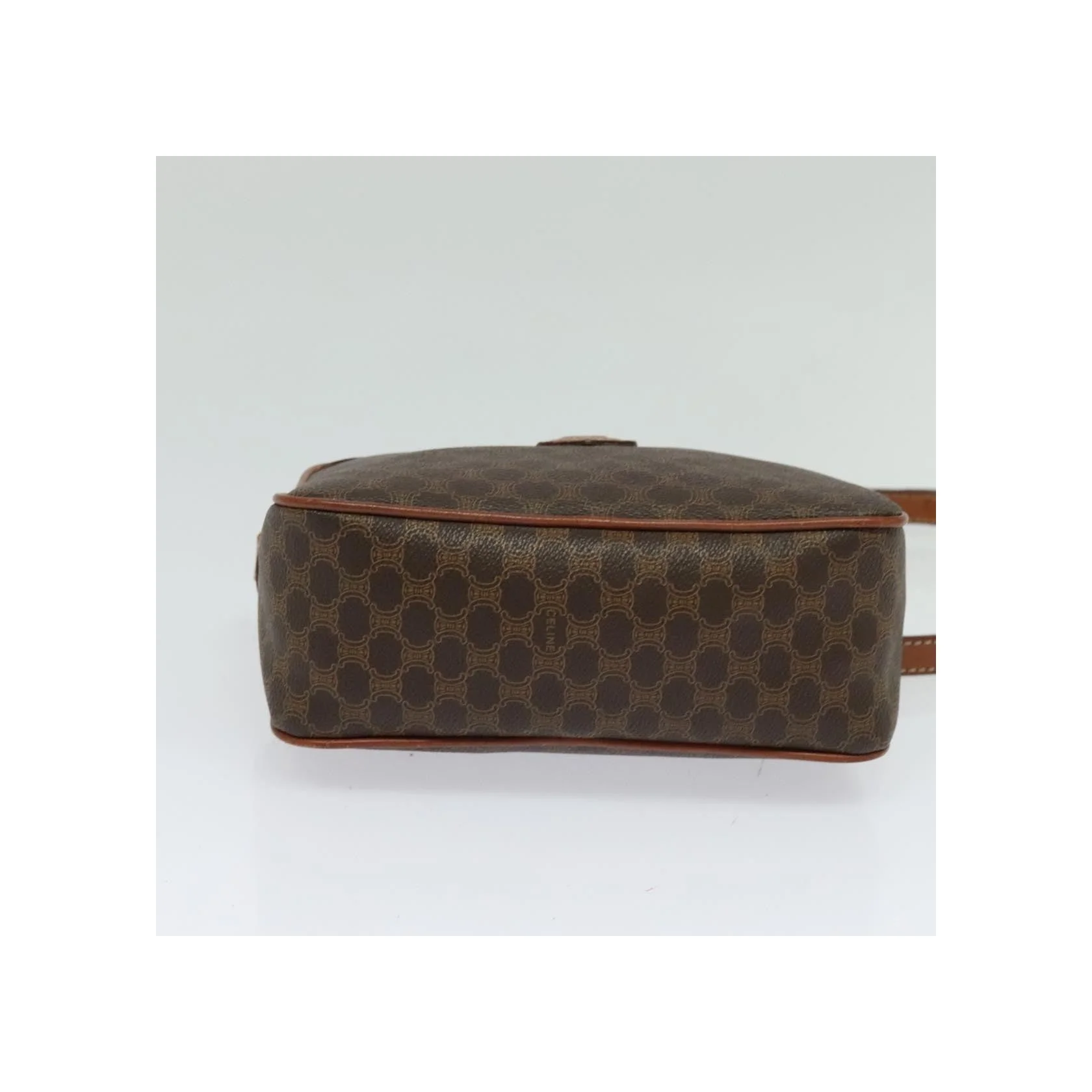 Sac À Bandoulière Celine Vintage Macadam - Brown - Image 14
