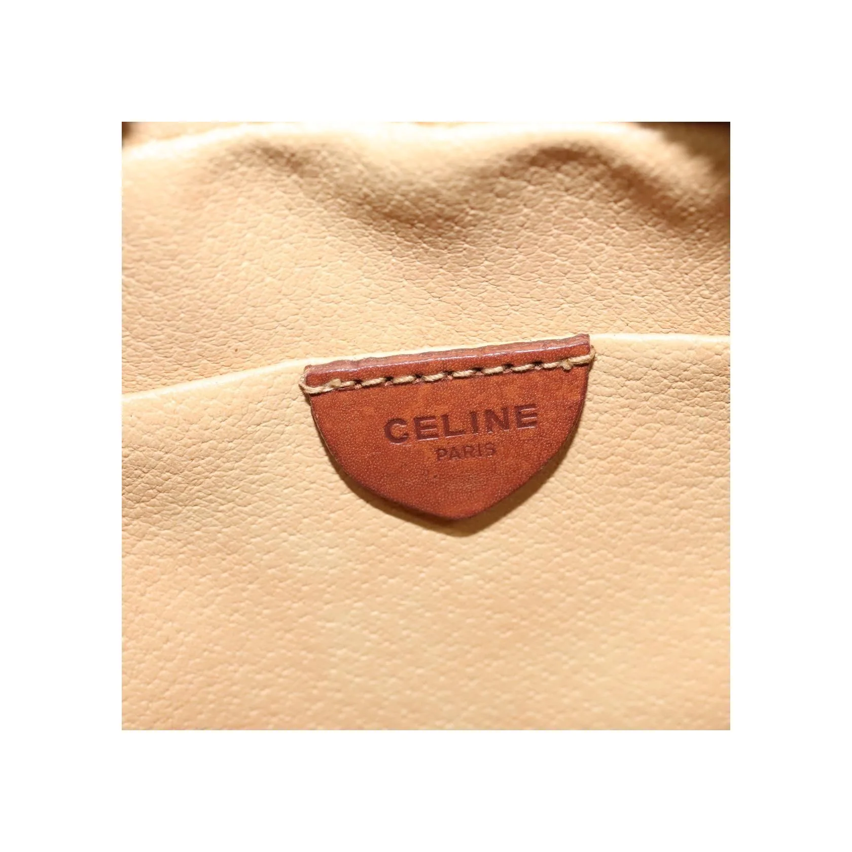 Sac À Bandoulière Celine Vintage Macadam - Brown - Image 7