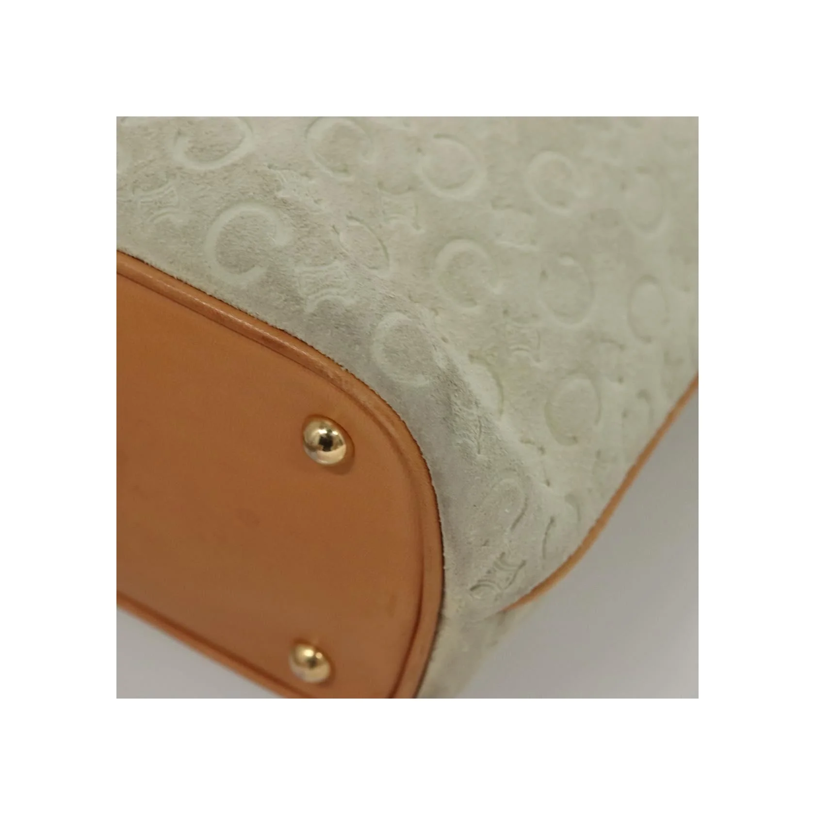 Tote Bag Celine Vintage Macadam - White - Image 11