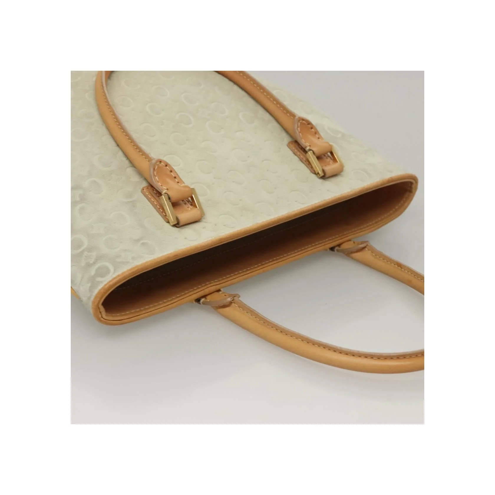 Tote Bag Celine Vintage Macadam - White - Image 13