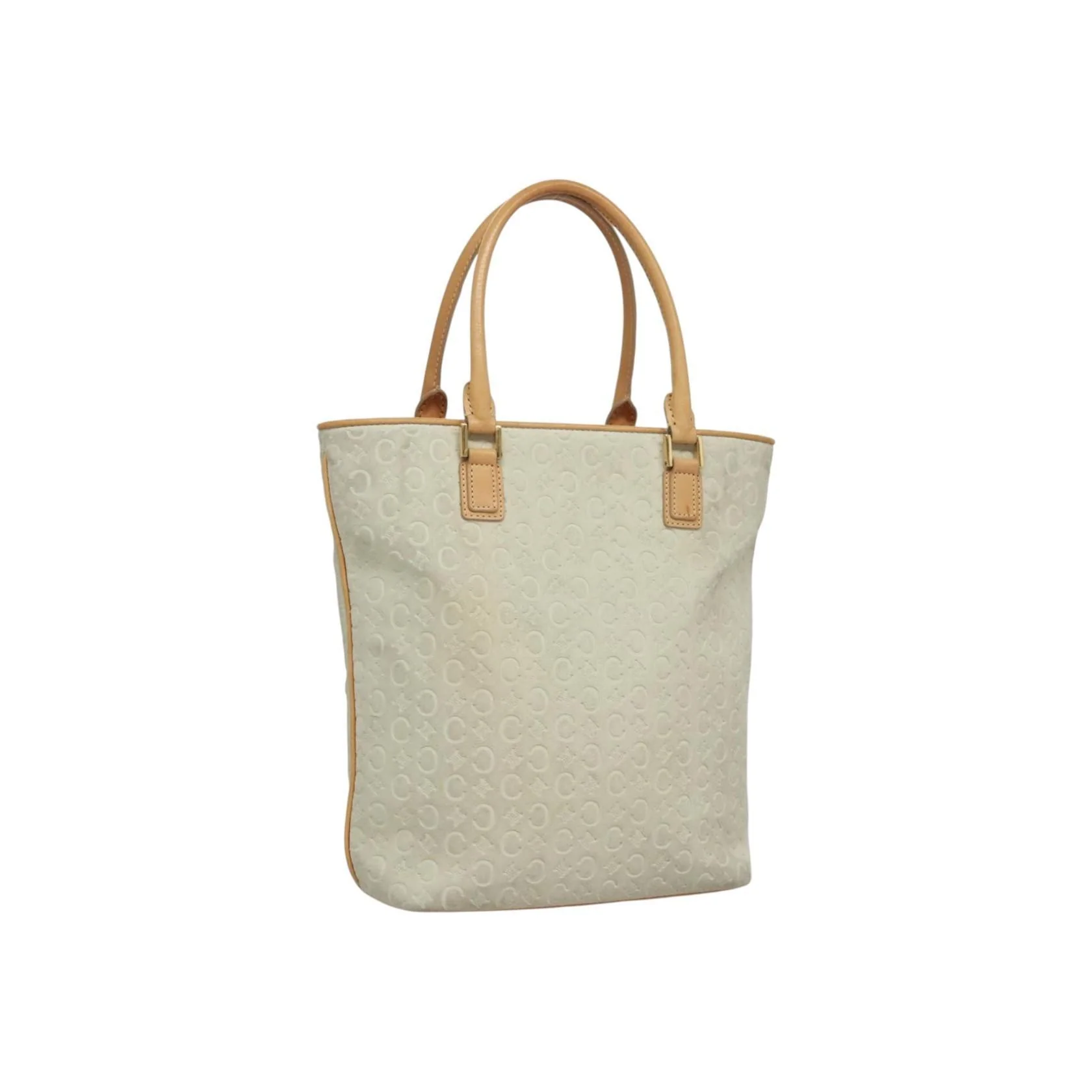Tote Bag Celine Vintage Macadam - White - Image 2