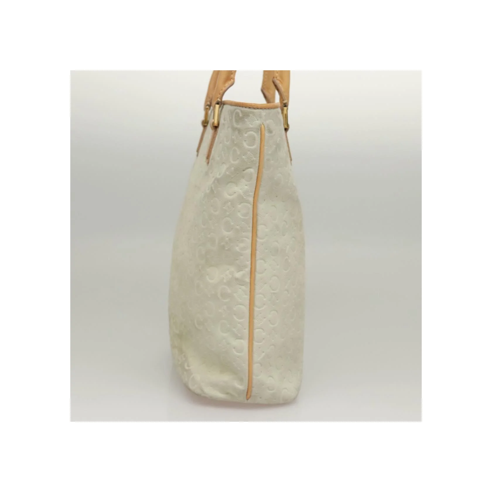 Tote Bag Celine Vintage Macadam - White - Image 4