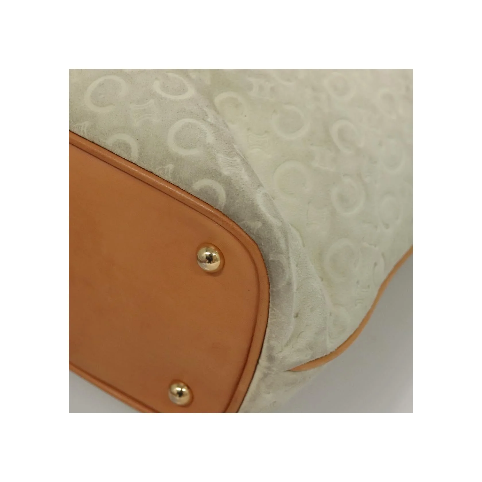 Tote Bag Celine Vintage Macadam - White - Image 9