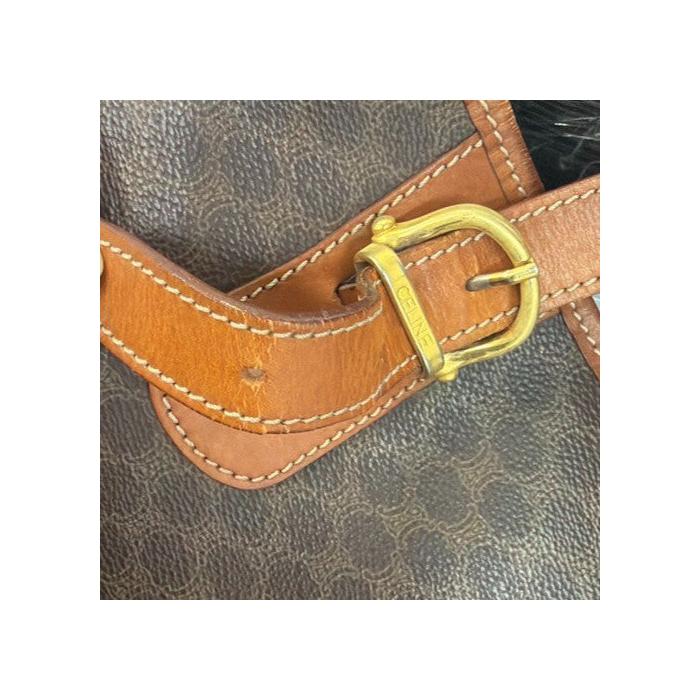 Tote Bag Celine Vintage Macadam - Brown - Image 18
