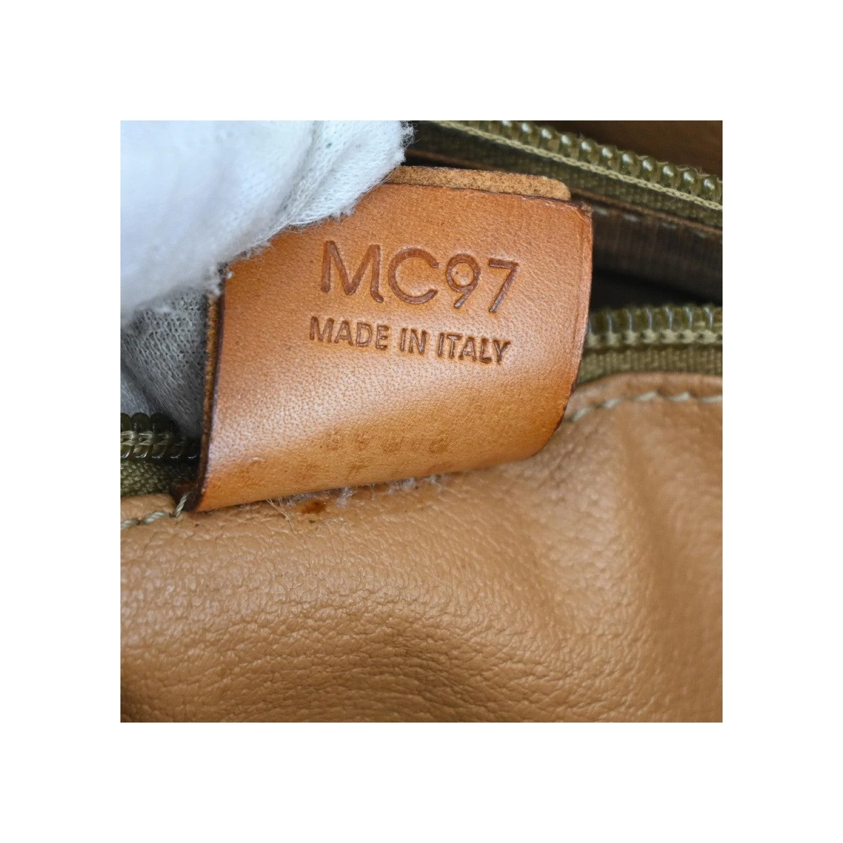 Tote Bag Celine Vintage Macadam - Brown - Image 7