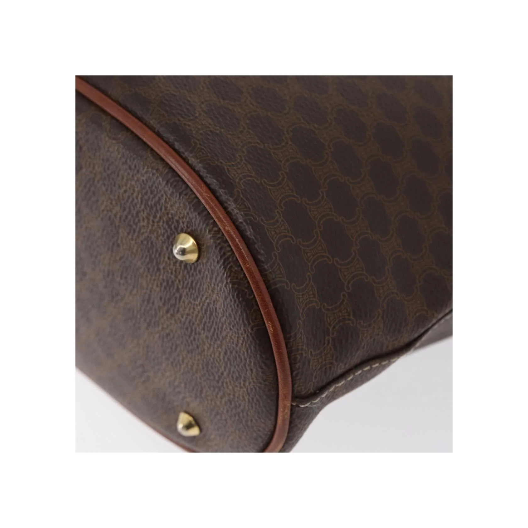 Tote Bag Celine Vintage Macadam - Brown - Image 10