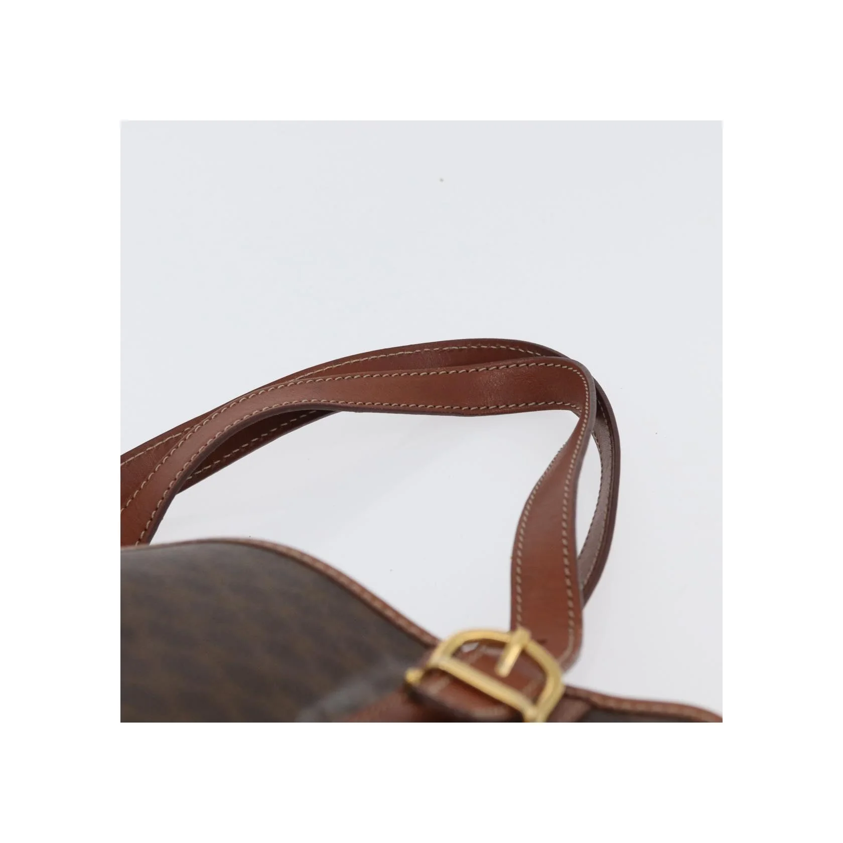Tote Bag Celine Vintage Macadam - Brown - Image 14
