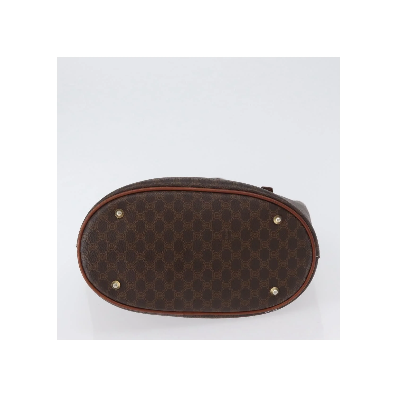 Tote Bag Celine Vintage Macadam - Brown - Image 15