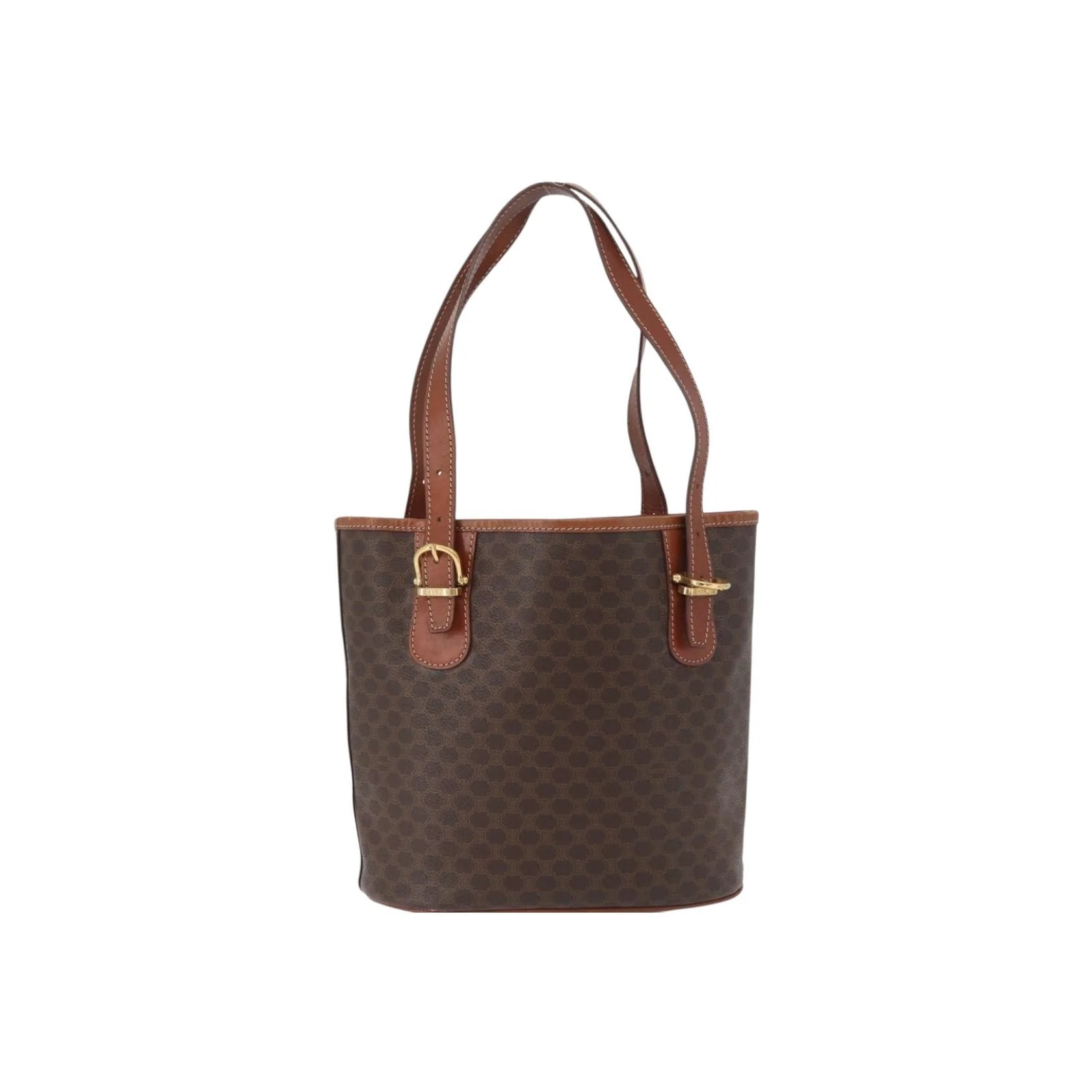 Tote Bag Celine Vintage Macadam - Brown - Image 2