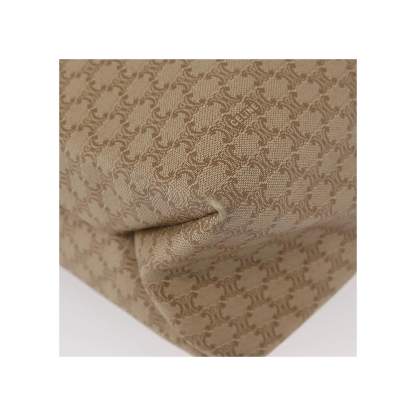 Tote Bag Celine Vintage Macadam - Beige - Image 11