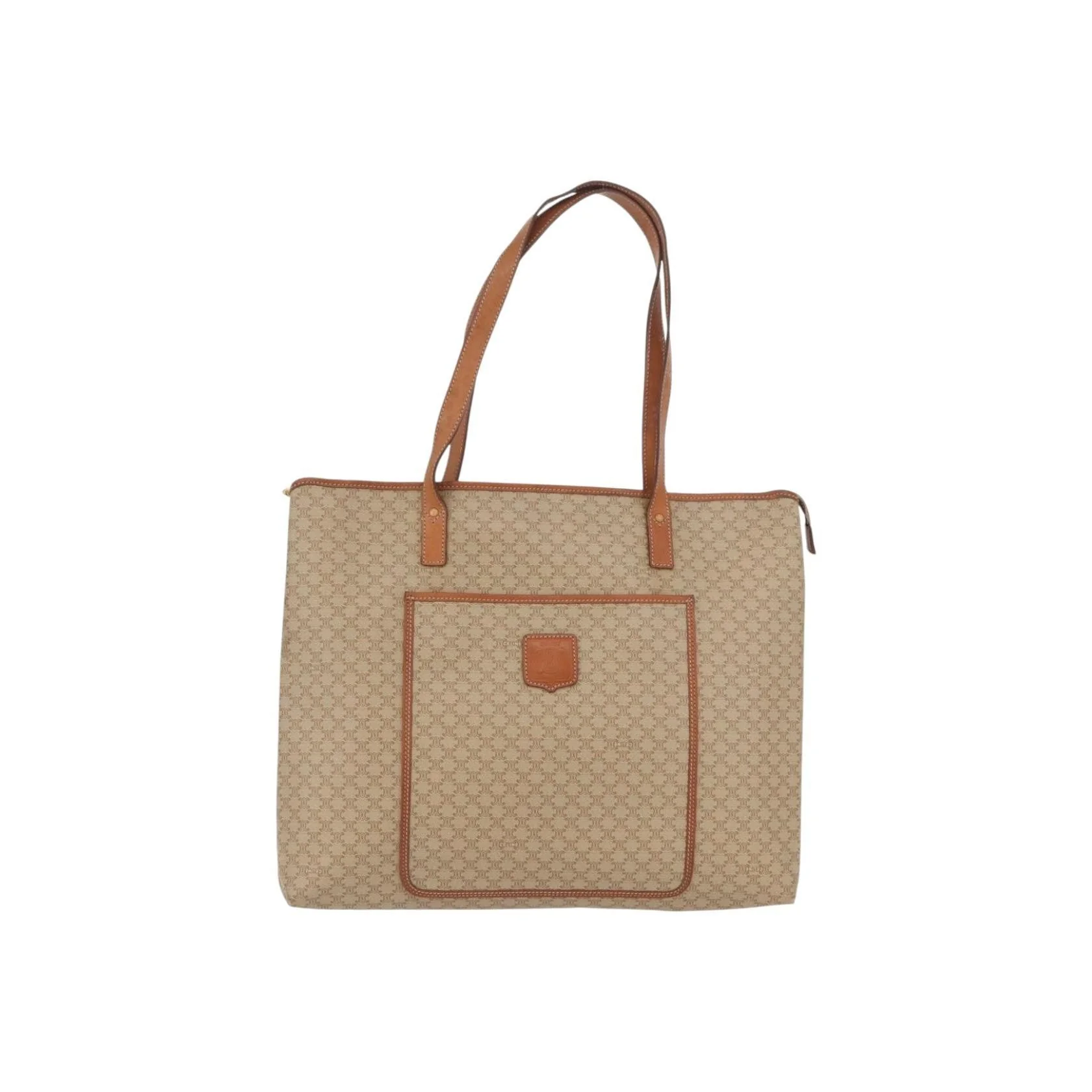 Tote Bag Celine Vintage Macadam - Beige - Image 15