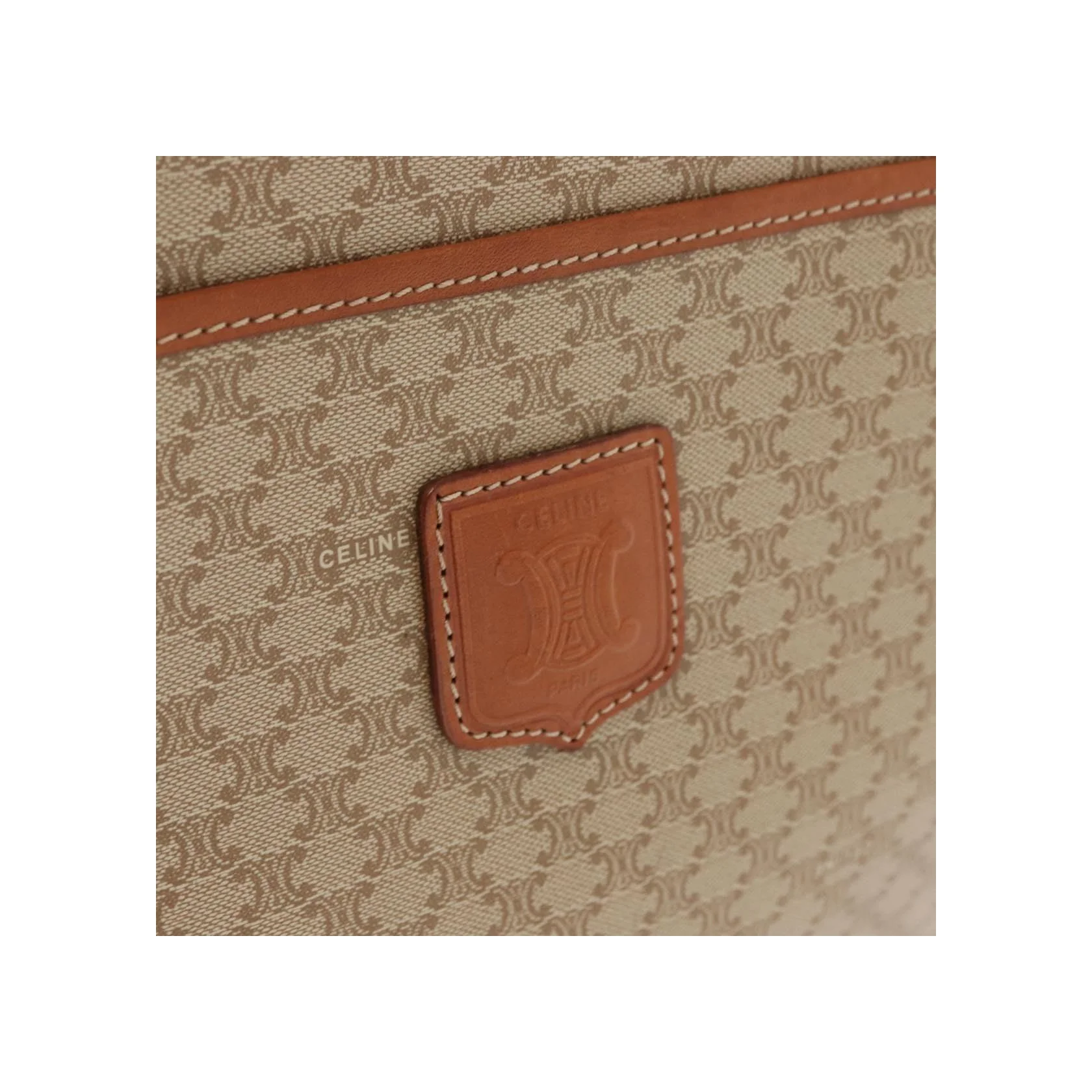Tote Bag Celine Vintage Macadam - Beige - Image 19