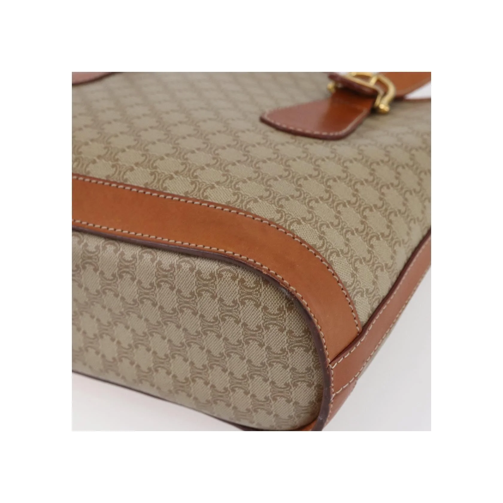 Tote Bag Celine Vintage Macadam - Beige - Image 10